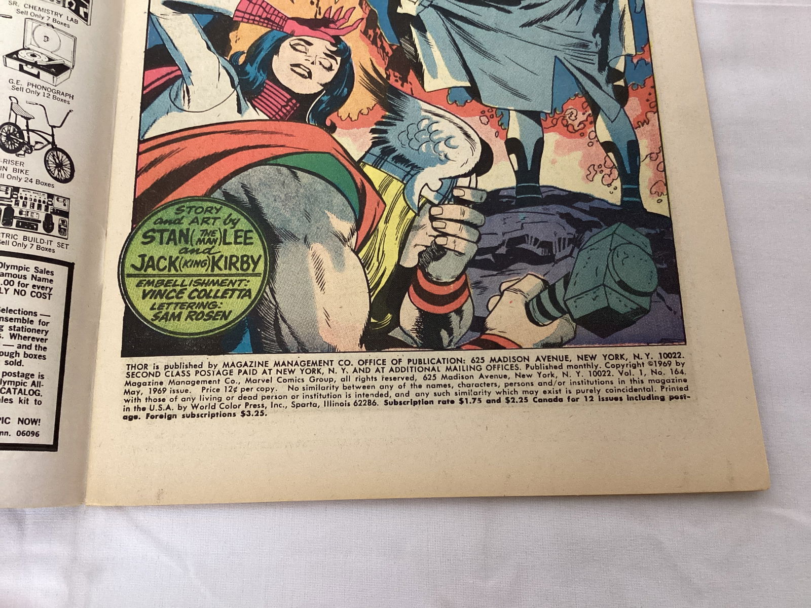 Thor 164 Marvel Comic Book - 7