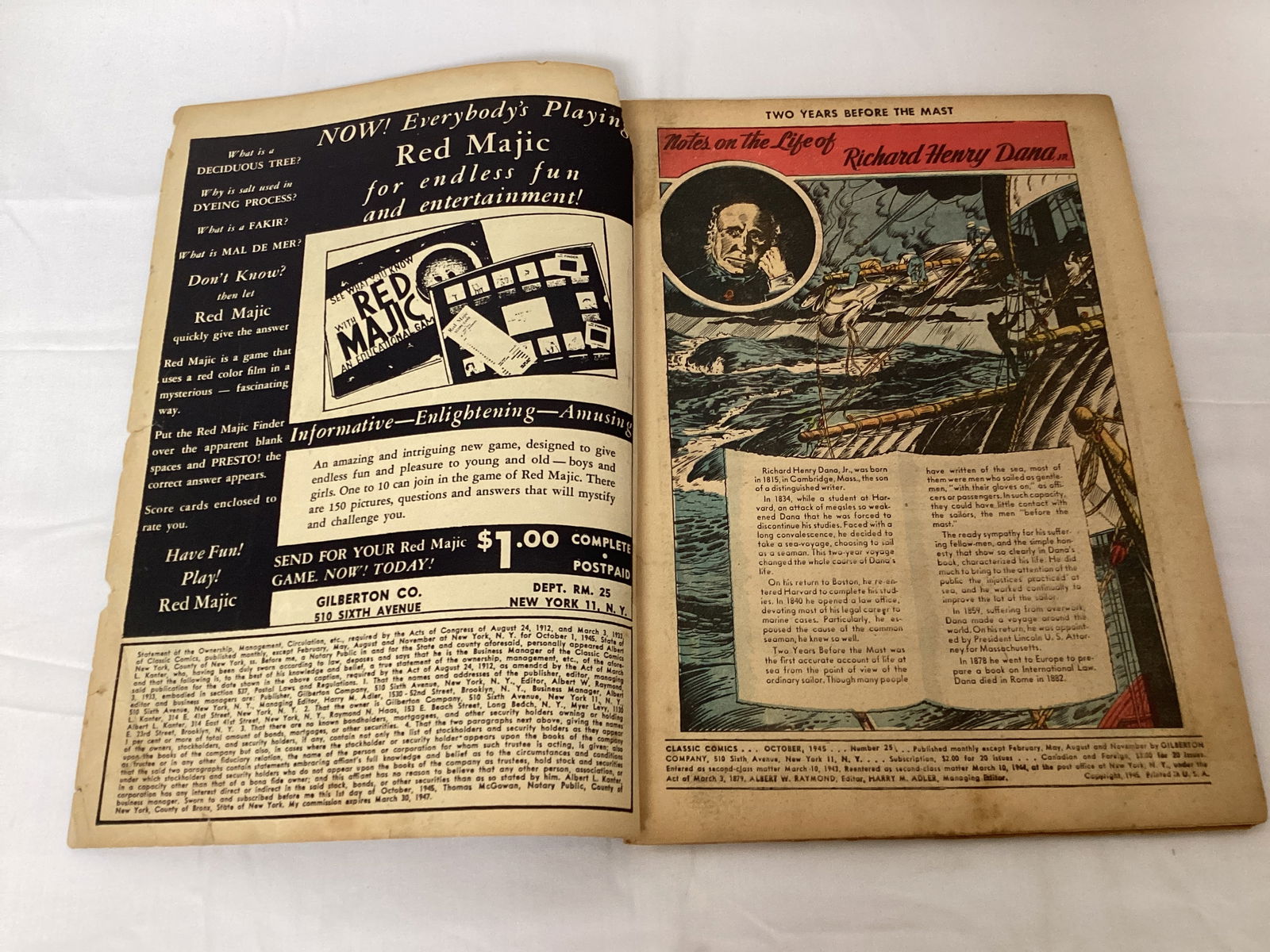 Classics Comics 25 Two Years Before the Mast Comic Book - 6