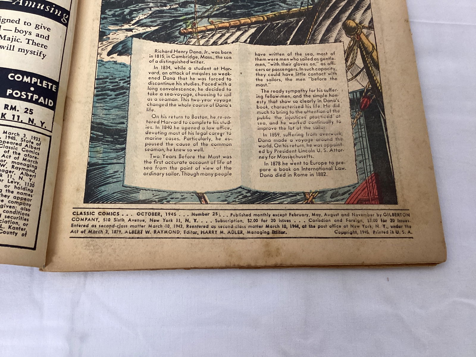 Classics Comics 25 Two Years Before the Mast Comic Book - 7