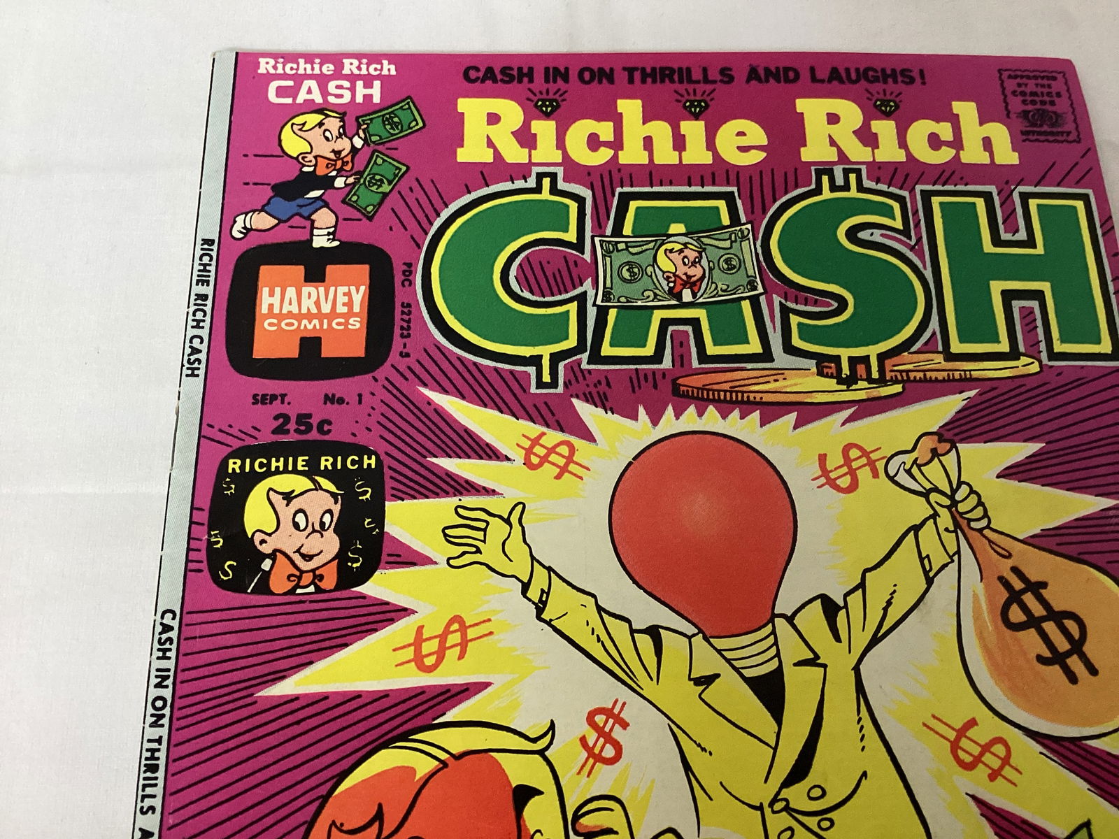 Richie Rich Cash 1 Harvey Comic Book - 2