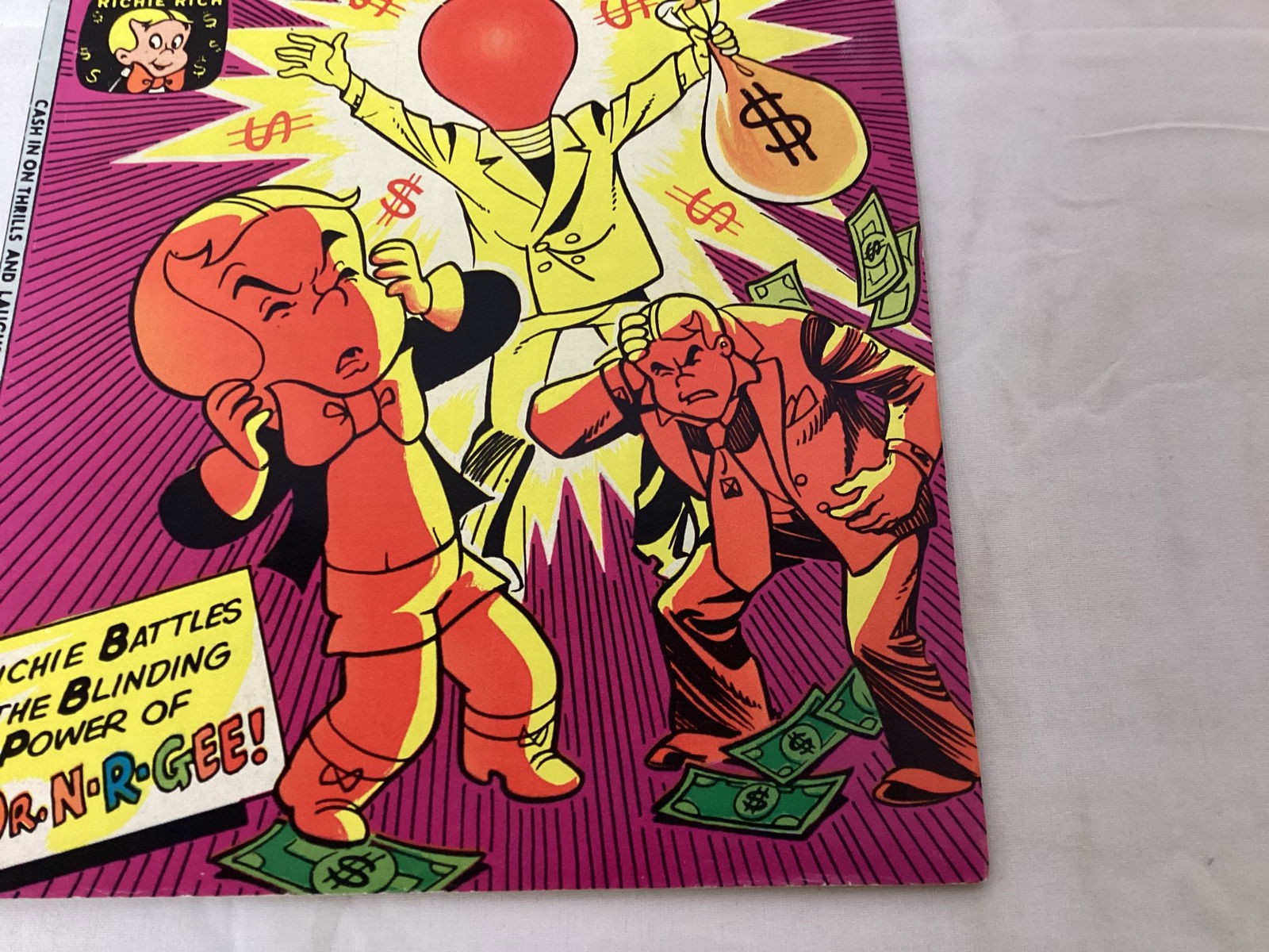 Richie Rich Cash 1 Harvey Comic Book - 5