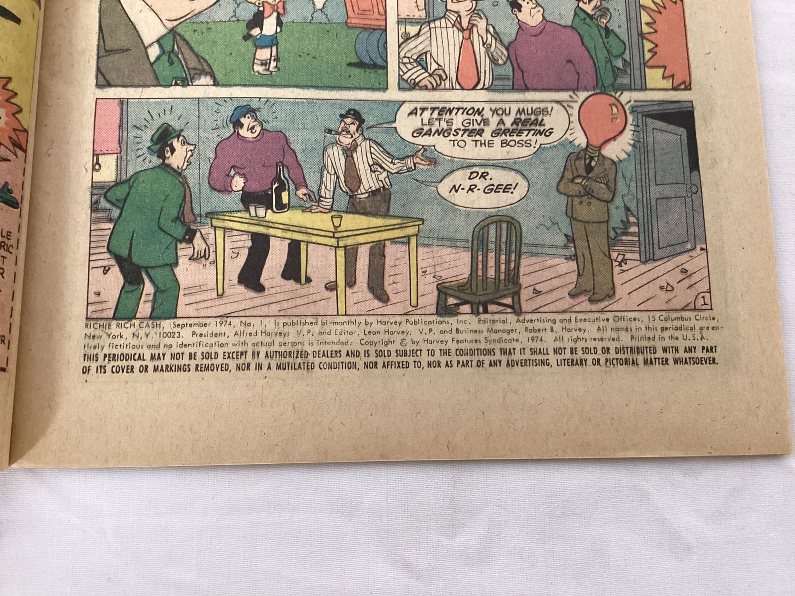Richie Rich Cash 1 Harvey Comic Book - 7