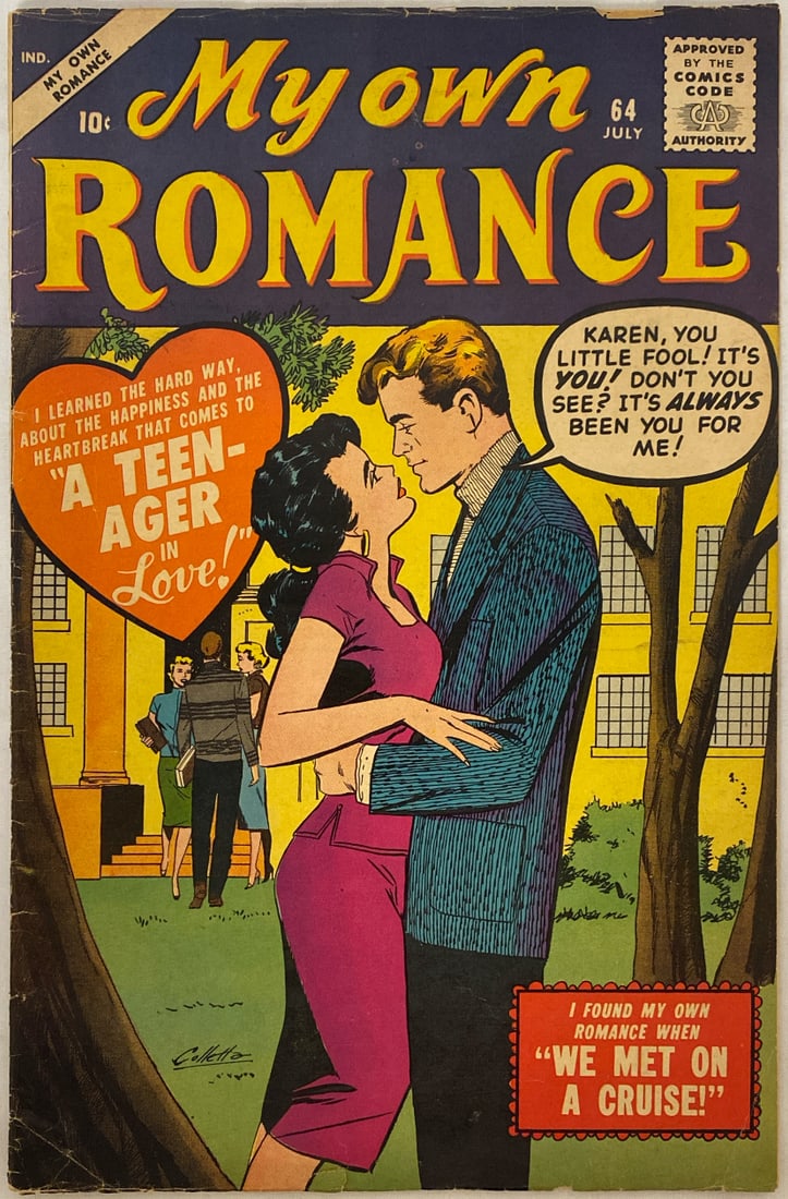 My Own Romance 64 Red Circle Comic Book: 1958, Please preview and see all photos for condition