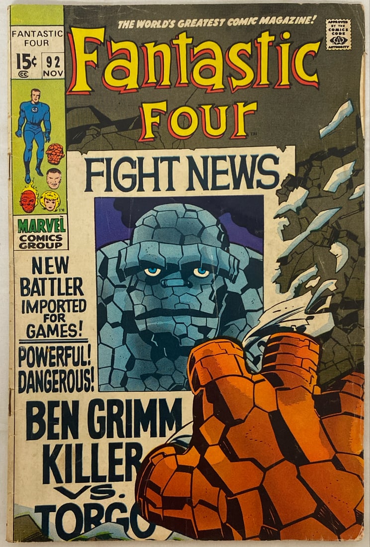 Fantastic Four 92 Marvel Comic Book (1 of 8)