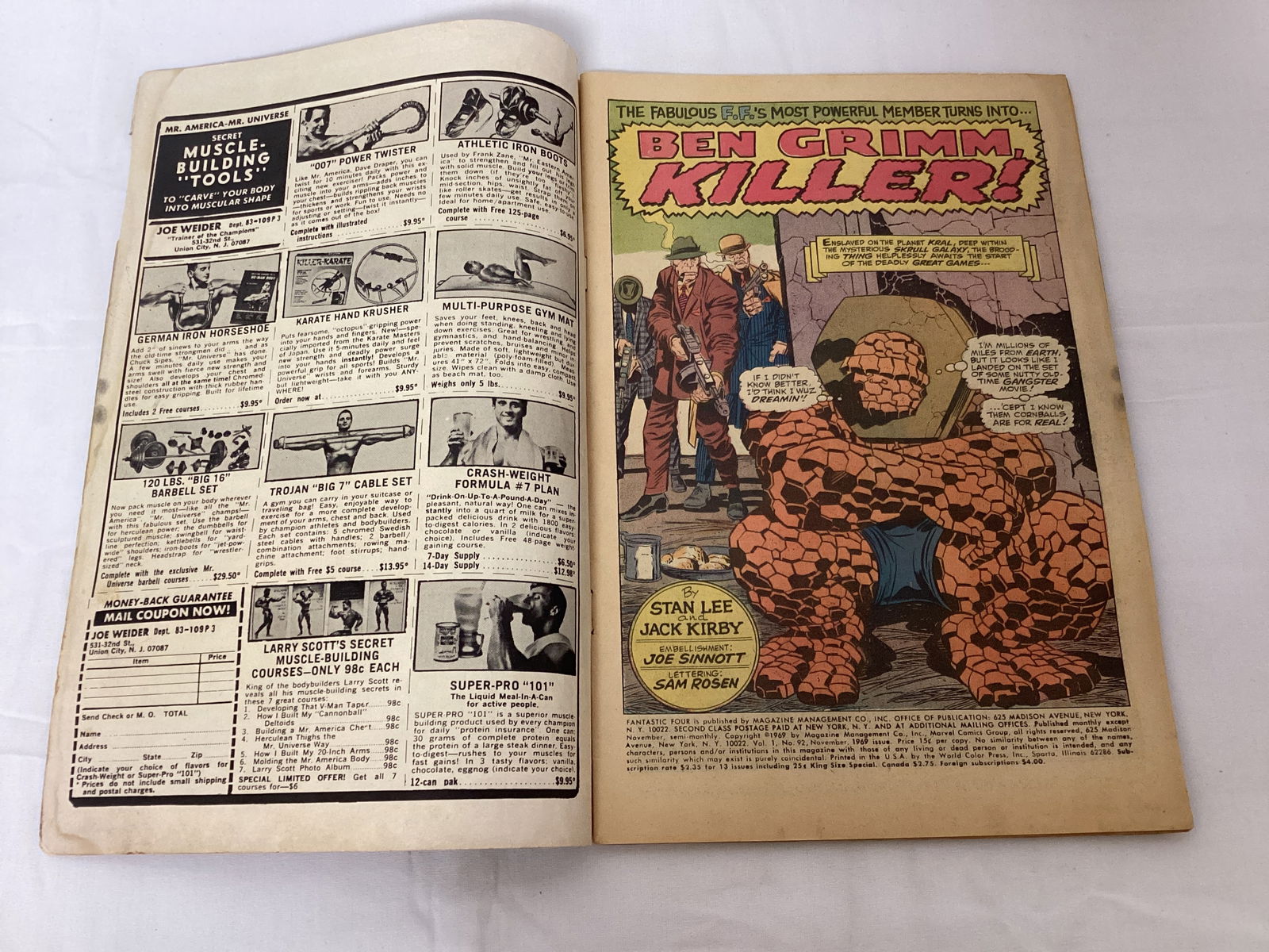Fantastic Four 92 Marvel Comic Book - 6