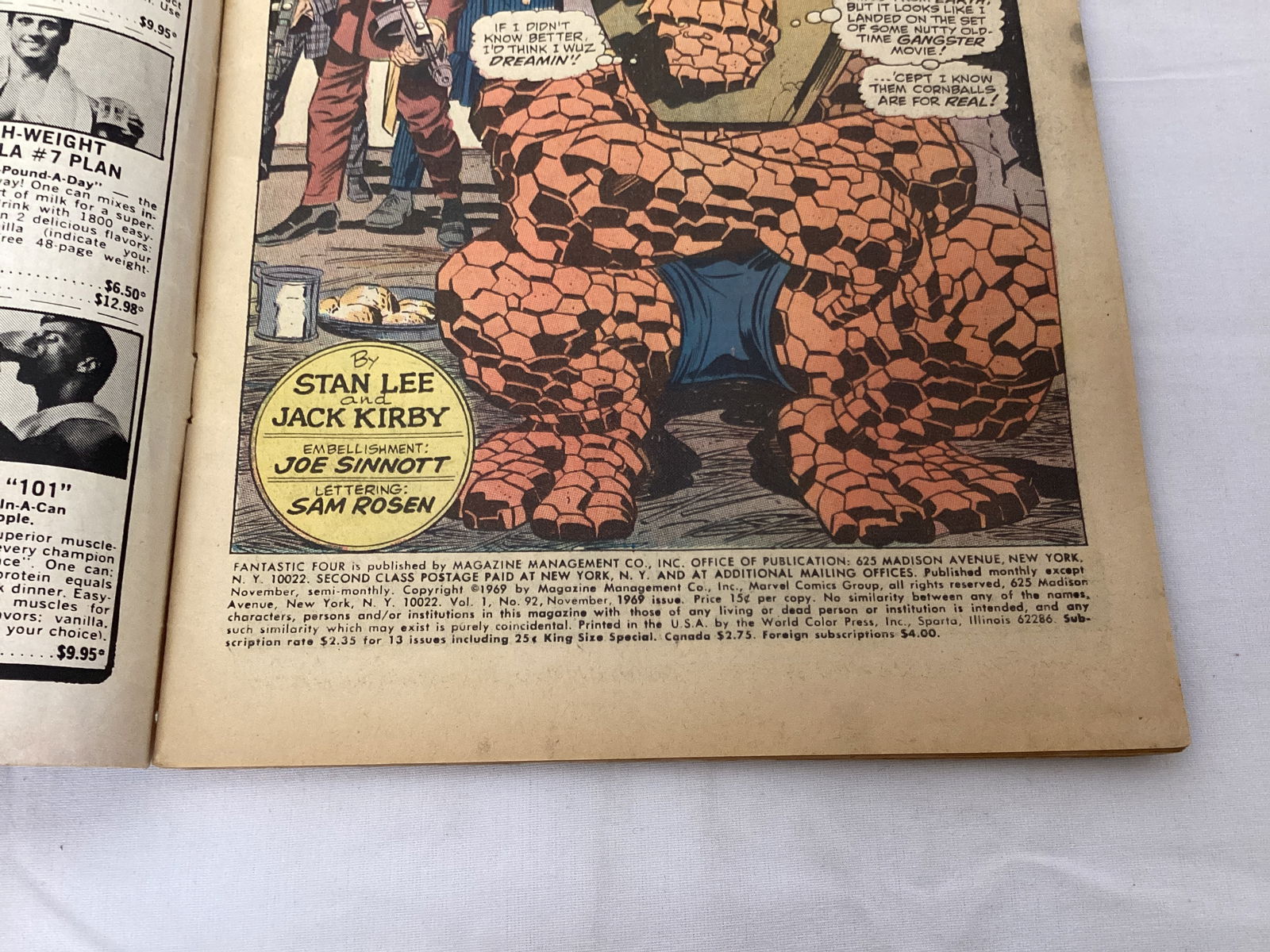 Fantastic Four 92 Marvel Comic Book - 7