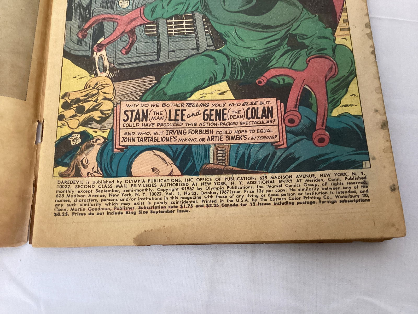 Daredevil 33 Marvel Comic Book - 7