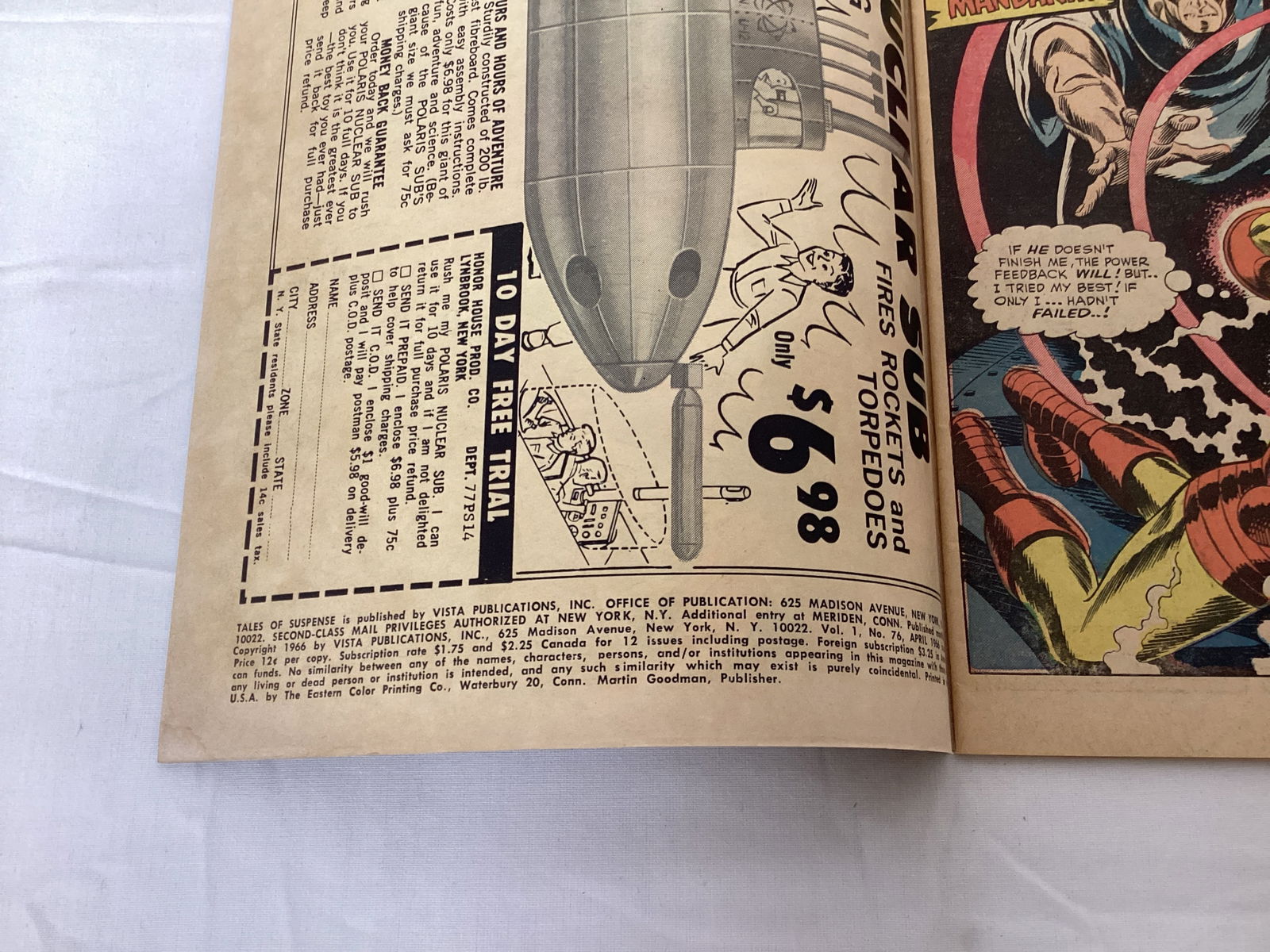 Tales of Suspense 76 Marvel Comic Book - 7
