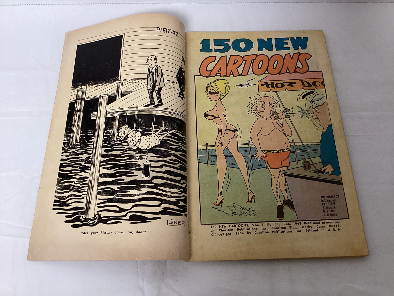 150 New Cartoons 22 Charlton Comic Book - 6