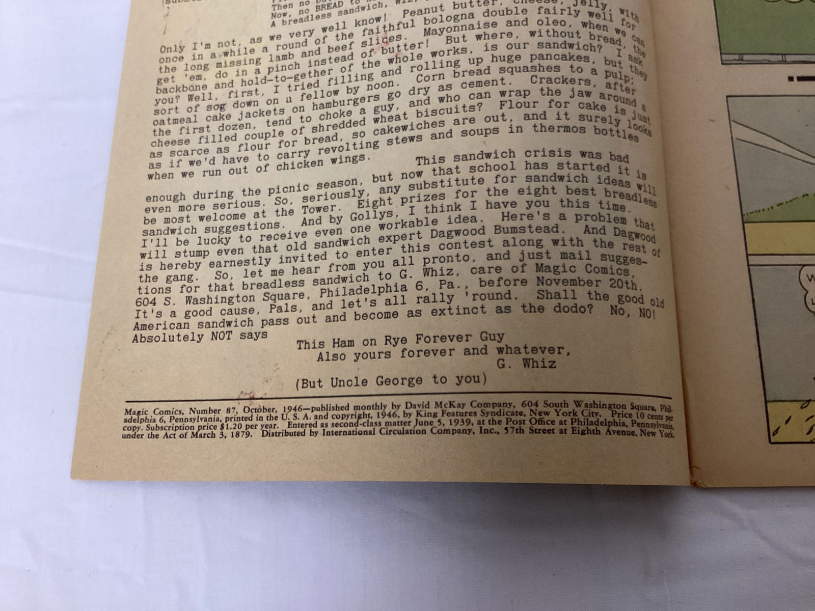 Magic Comics 87 King Comic Book - 7