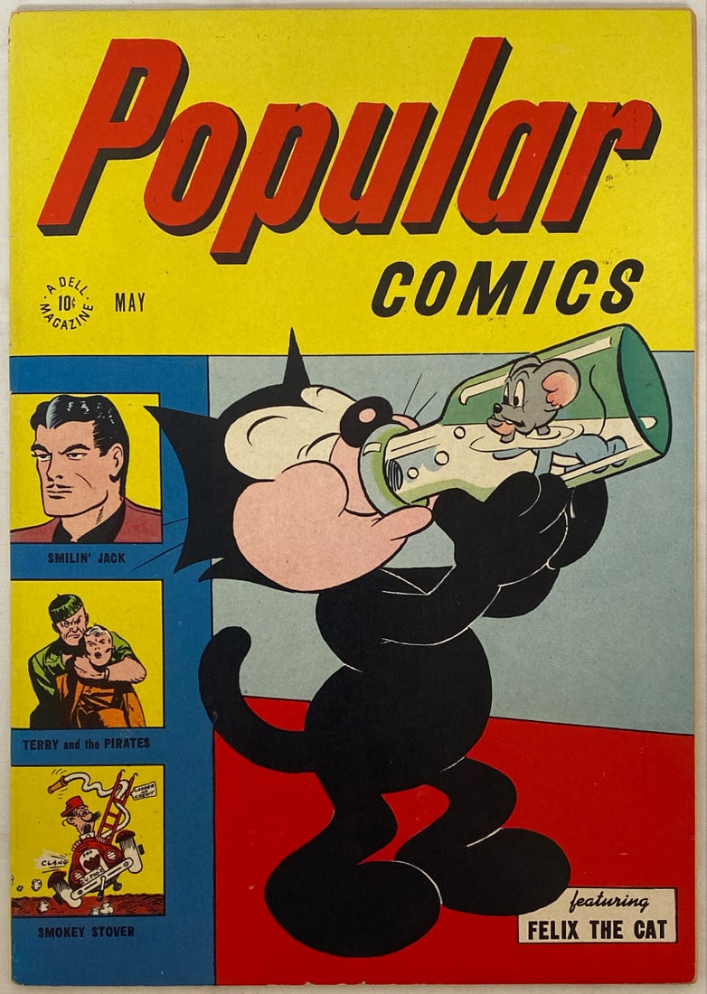 Popular Comics 123 Dell Comic Book: 1946, Please preview and see all photos for condition