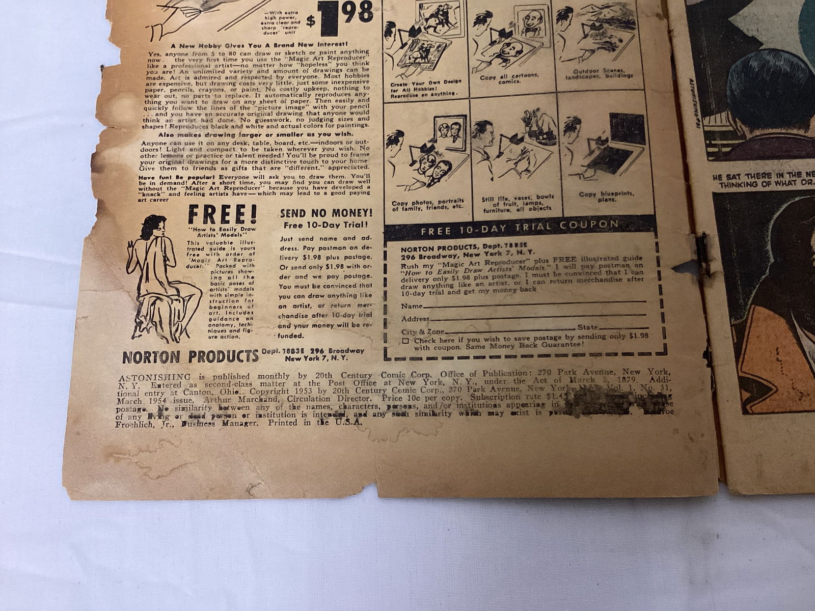 Astonishing 31 Atlas Comic Book - 7