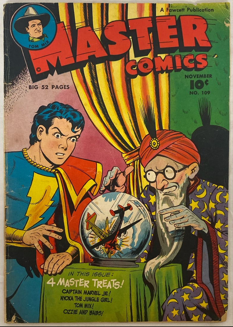 Master Comics 109 Fawcett Comic Book: 1949, Please preview and see all photos for condition