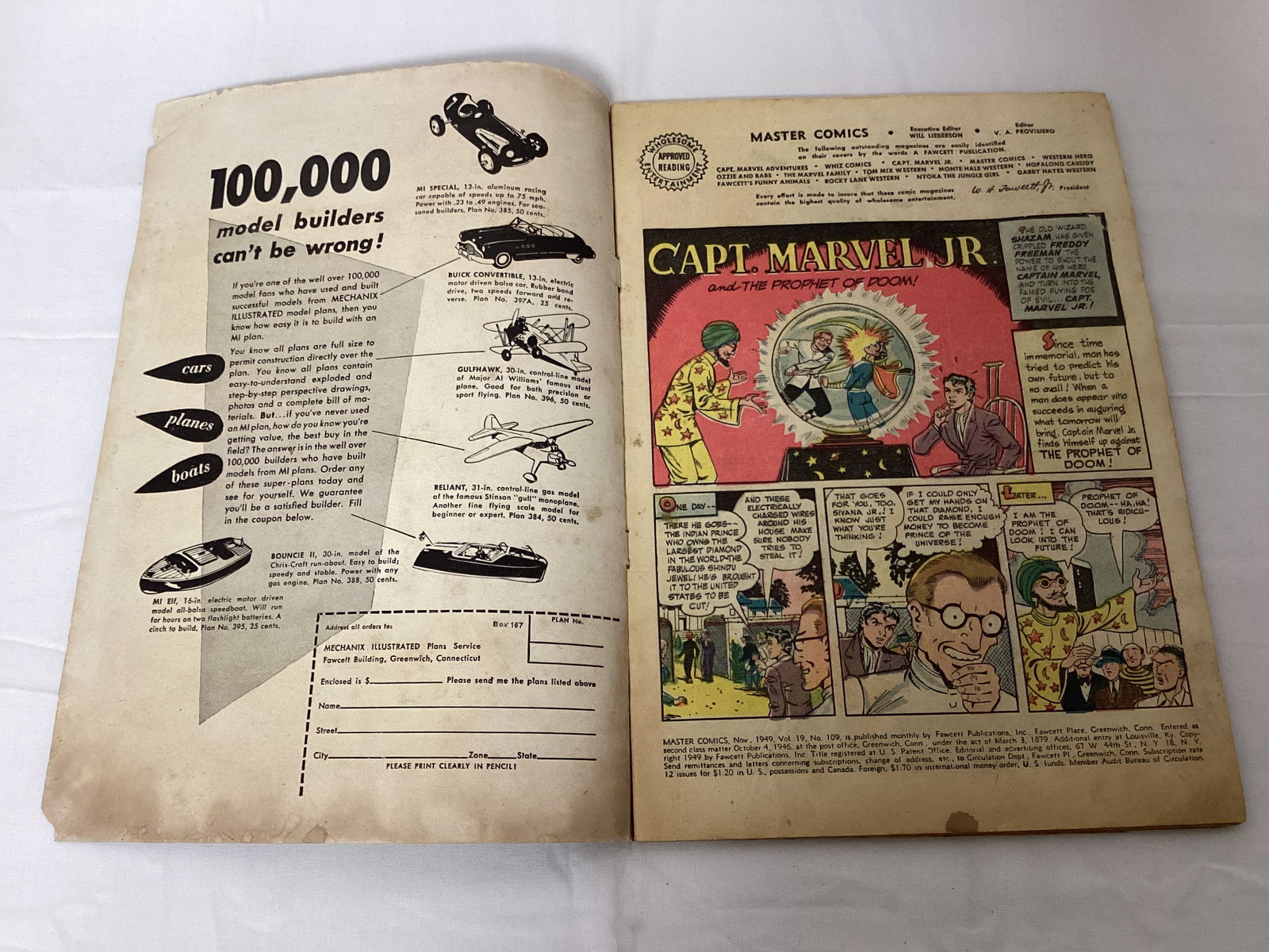 Master Comics 109 Fawcett Comic Book - 6