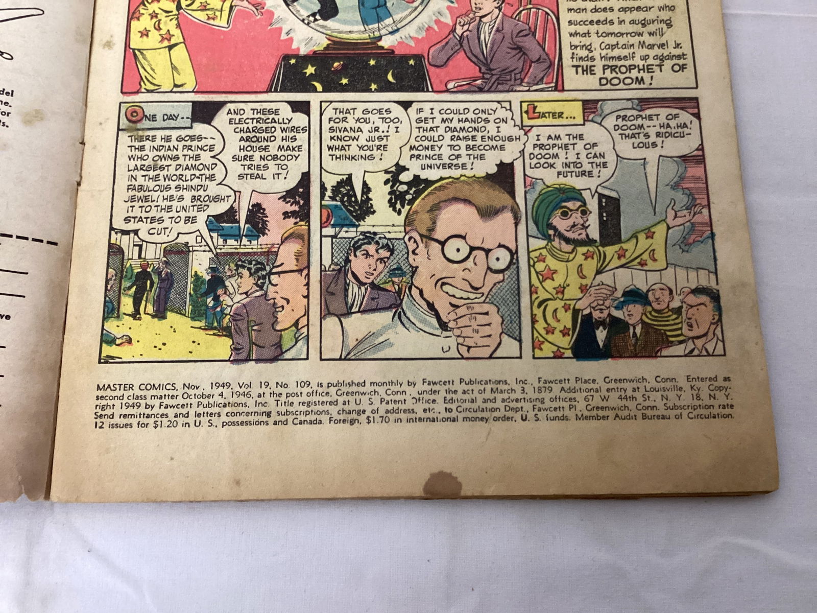 Master Comics 109 Fawcett Comic Book - 7