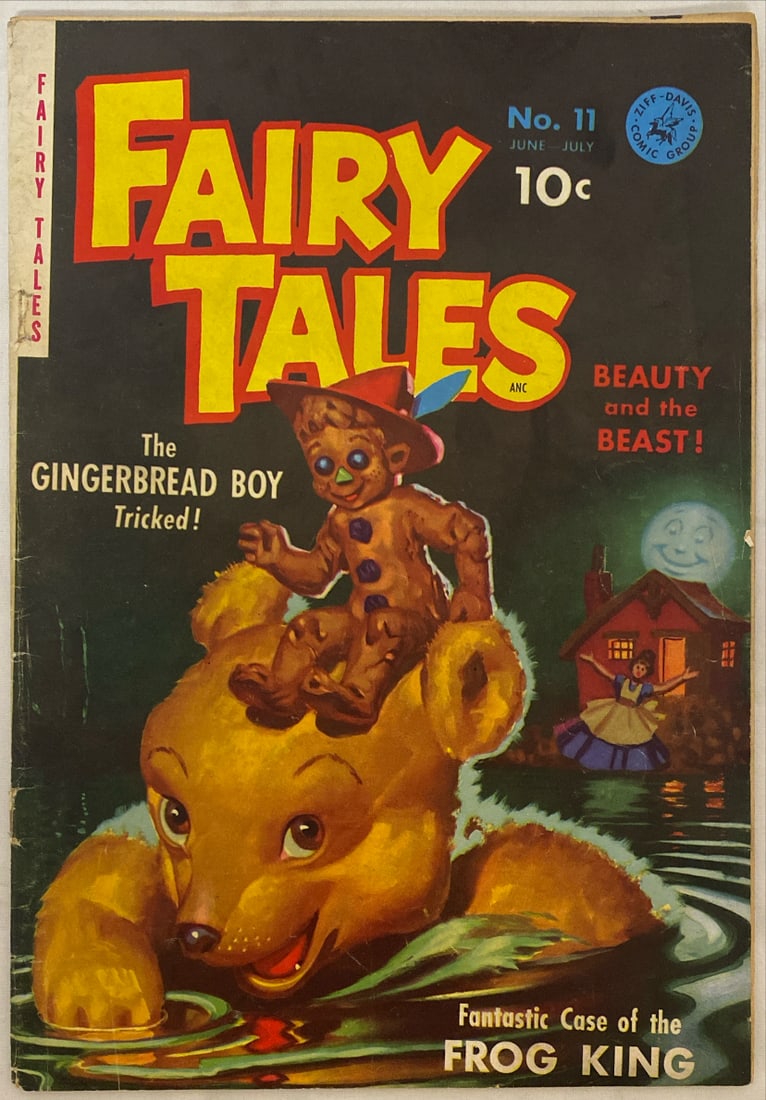 Fairy Tales 11 Ziff Davis Comic Book: 1951, cover detached, Please preview and see all photos for condition