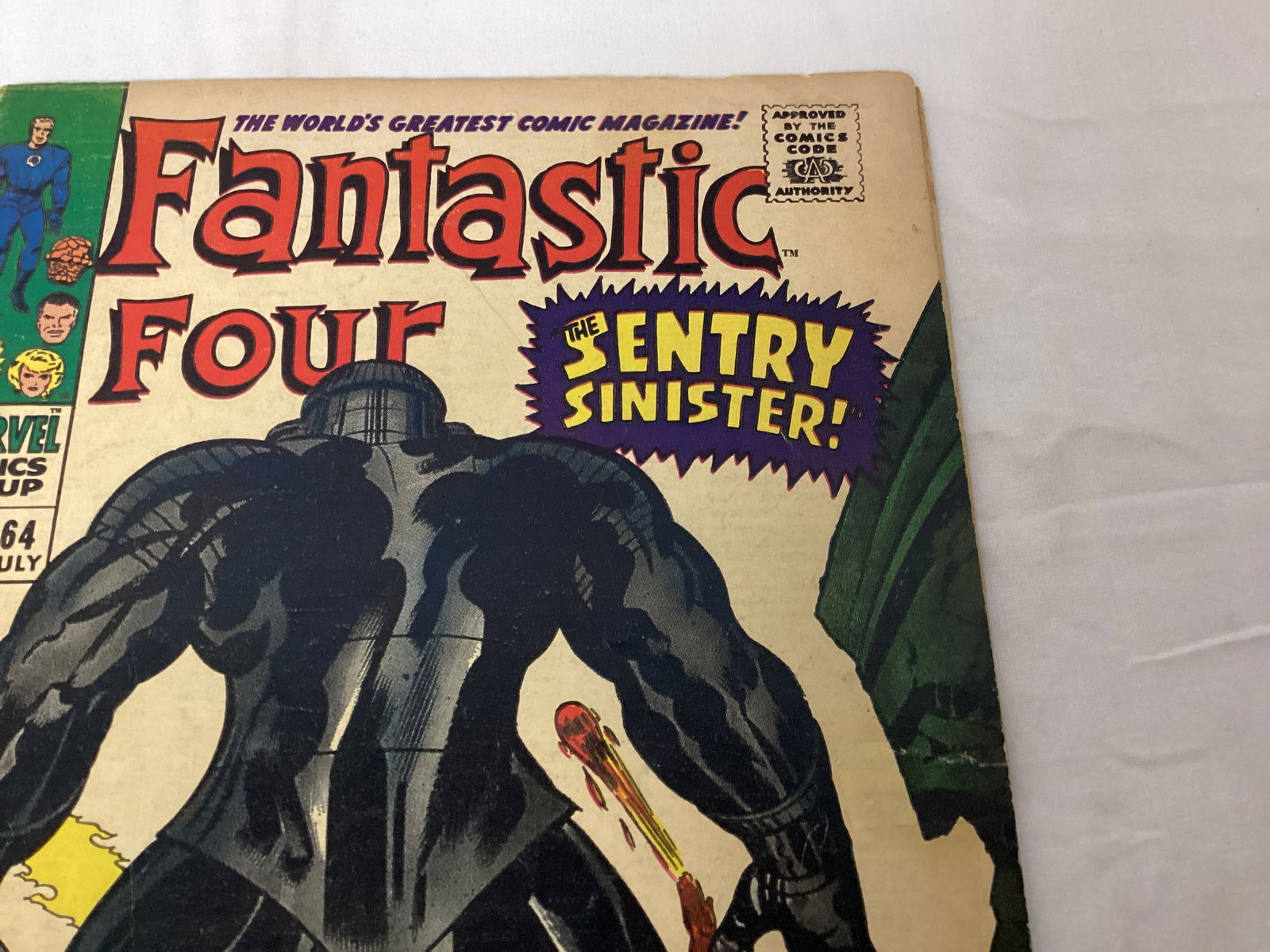 Fantastic Four 64 Marvel Comic Book - 3