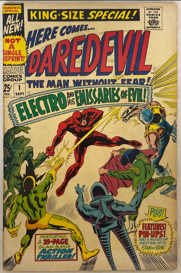 Daredevil 1 King Size Special Marvel Comic Book (1 of 8)