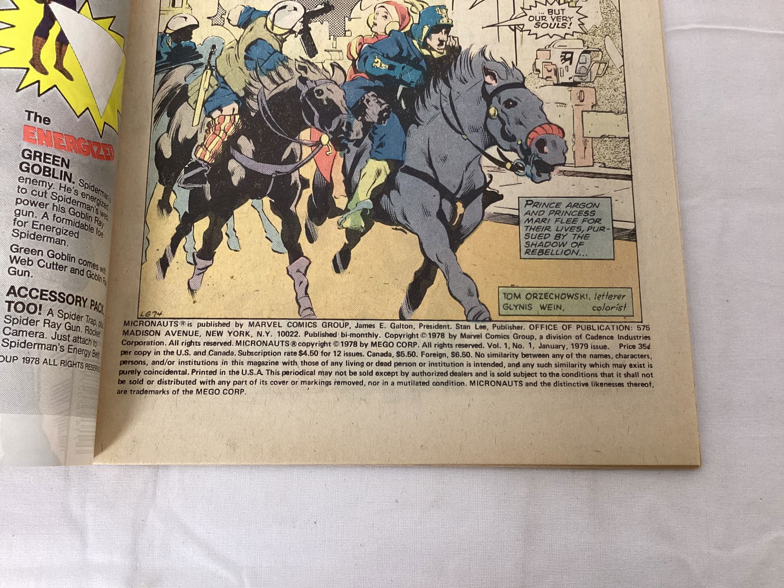 The Micronauts 1 Marvel Comic Book - 7
