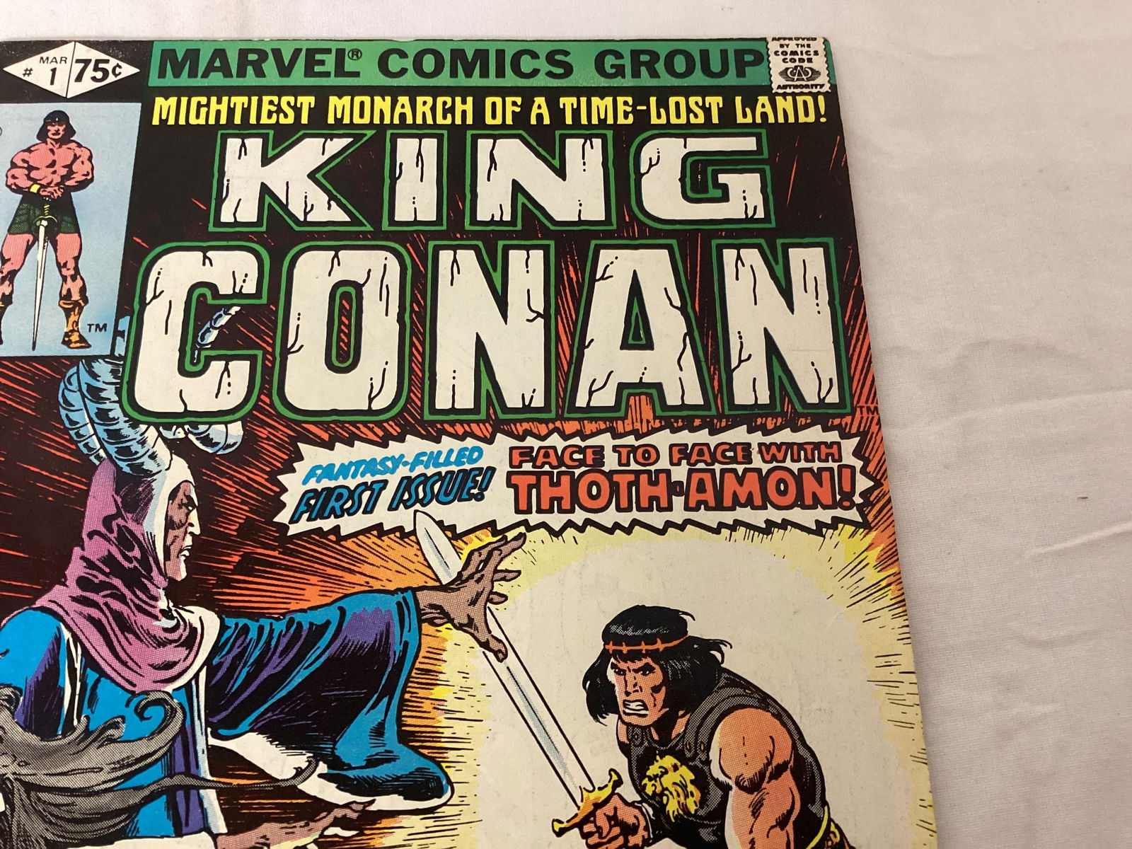 King Conan 1 Marvel Comic Book - 3
