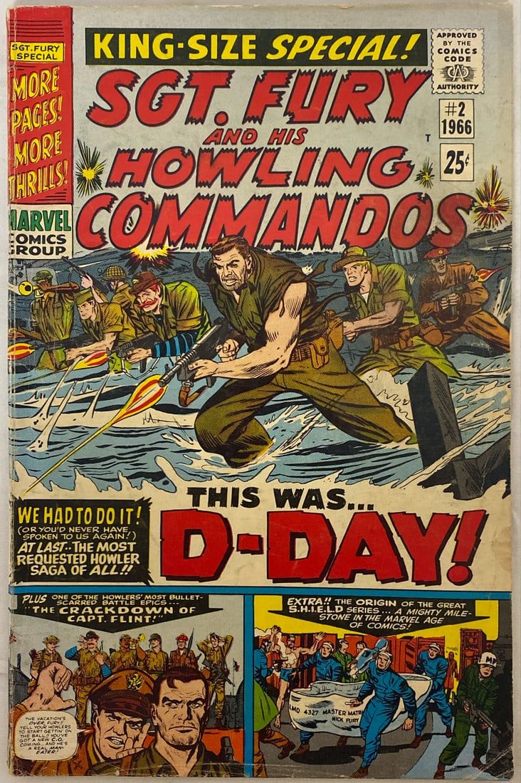 SGT. Fury and His Howling Commandos King Size Special 2 Marvel Comic Book (1 of 8)