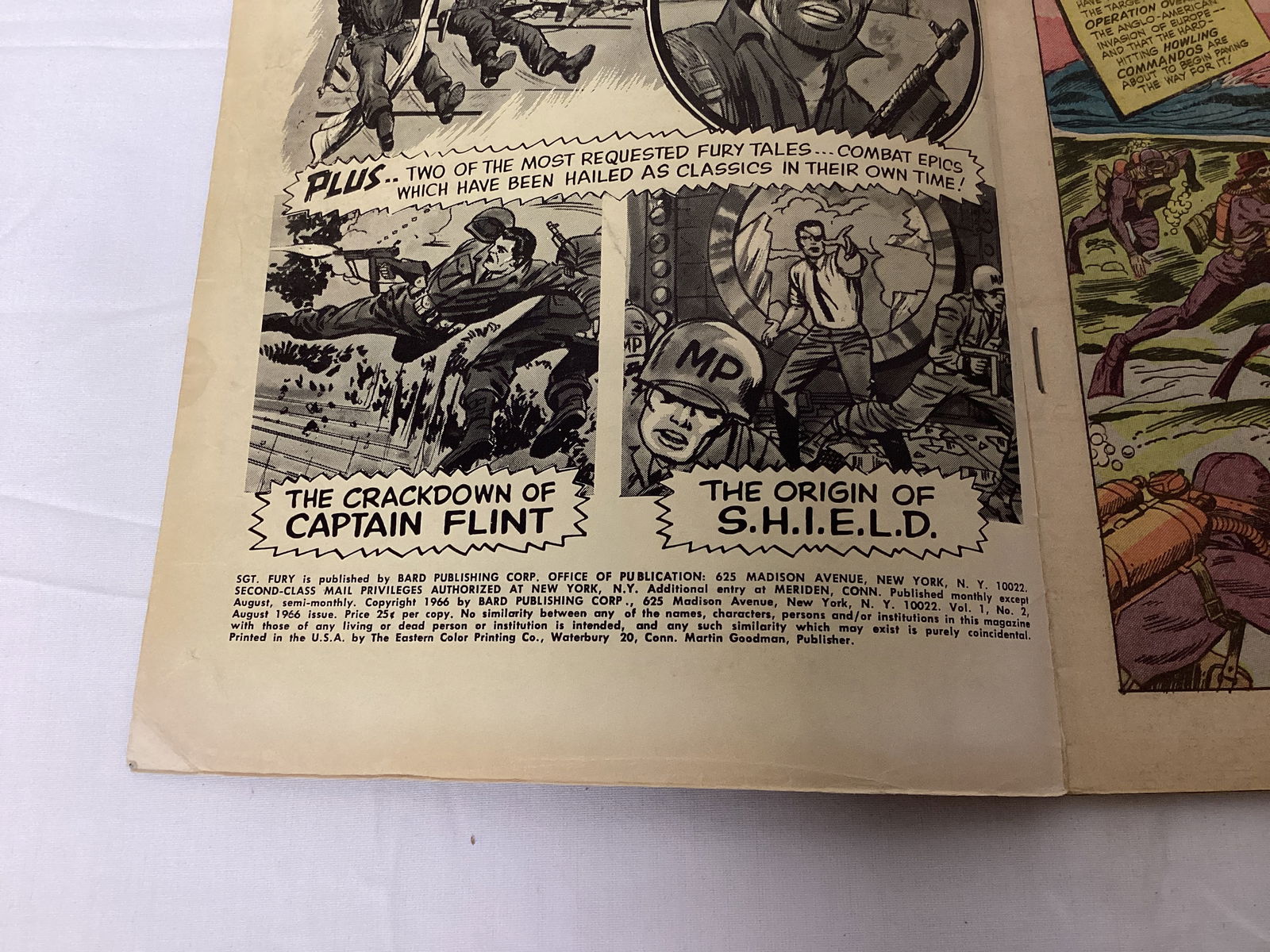 SGT. Fury and His Howling Commandos King Size Special 2 Marvel Comic Book - 7