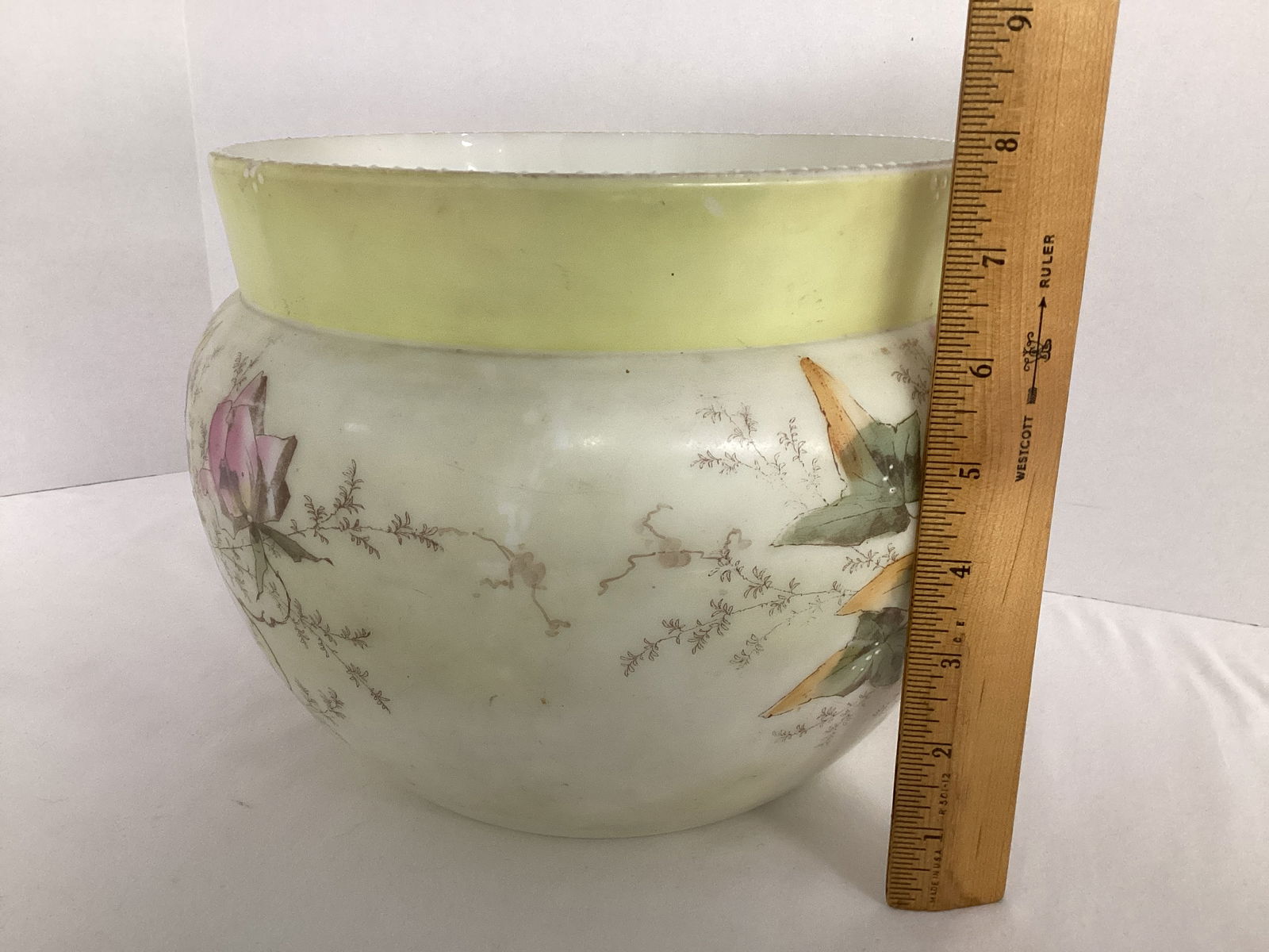 Antique Wave Crest Jardiniere - 6