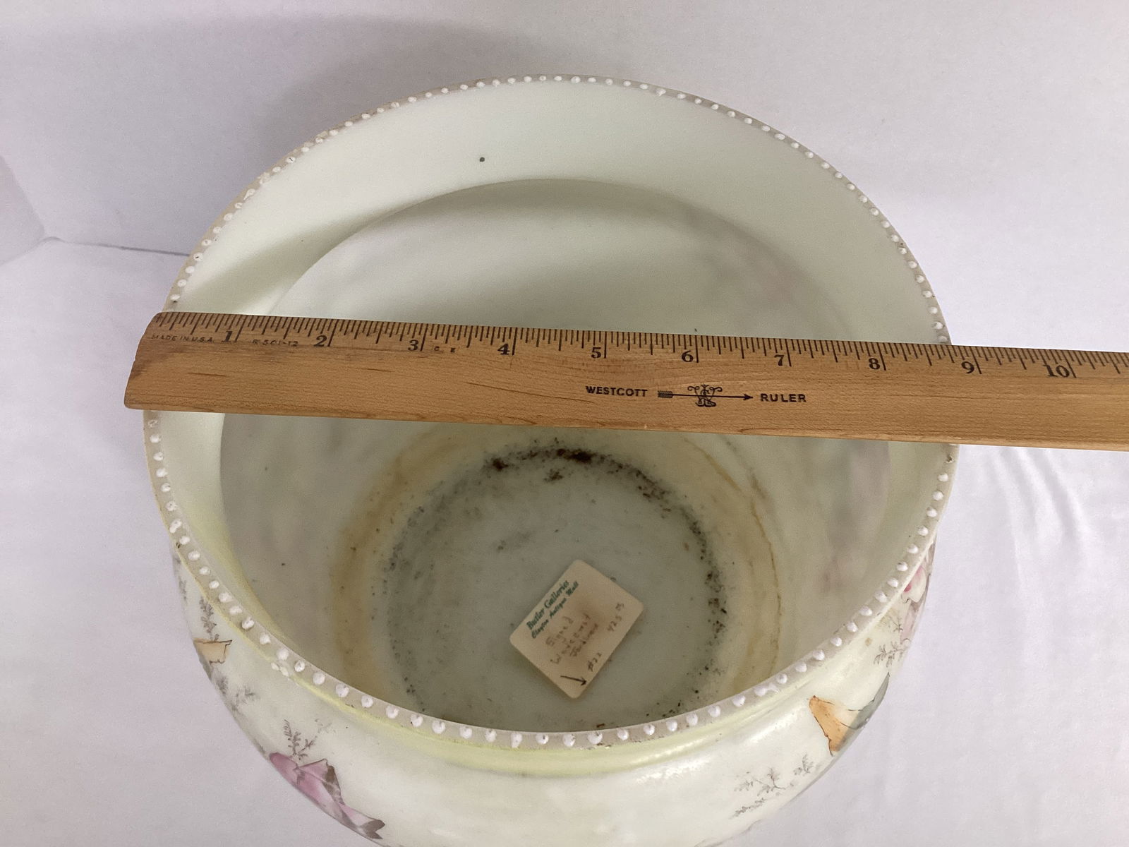 Antique Wave Crest Jardiniere - 7