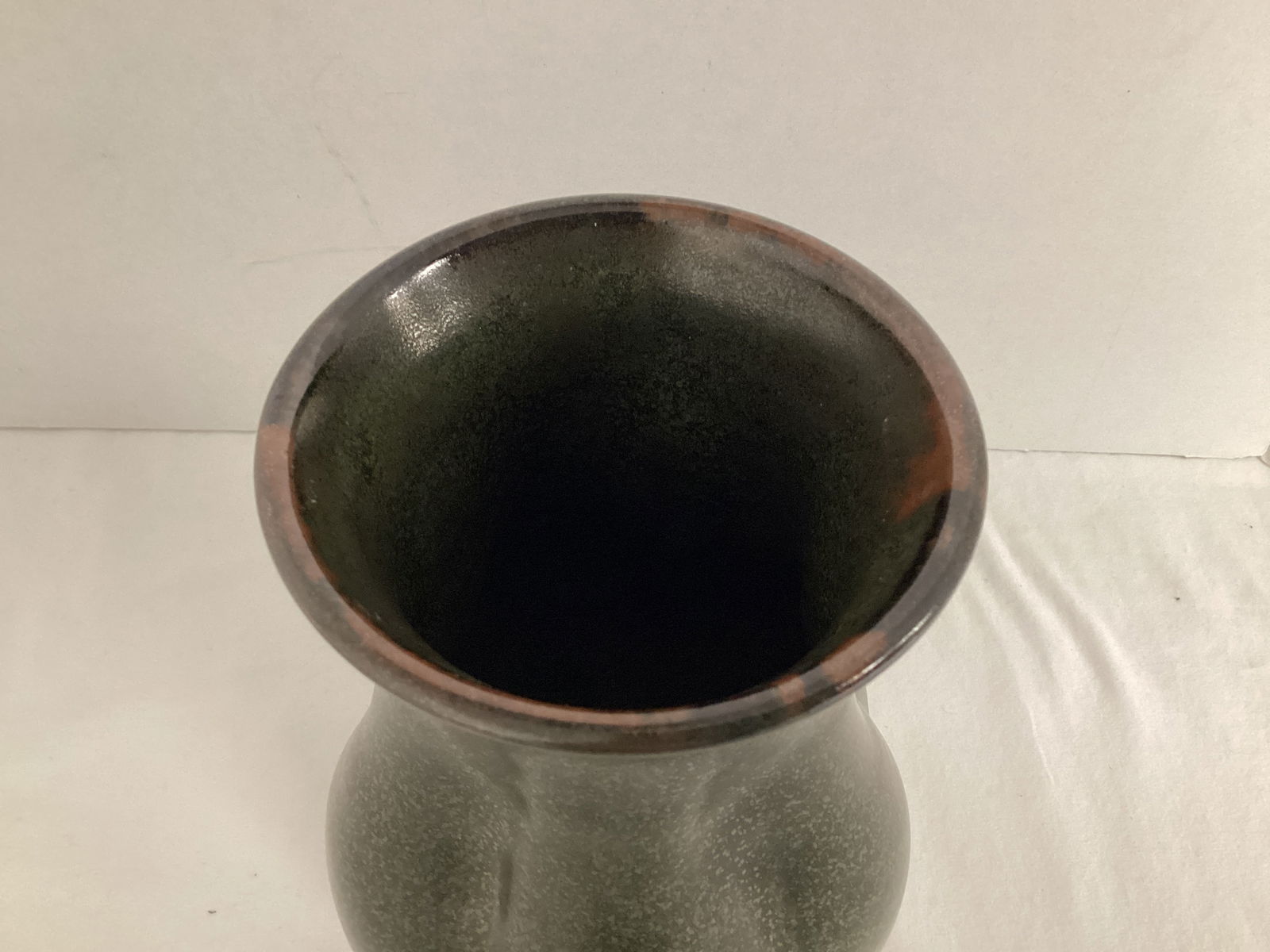 Door Pottery Signed Vase - 2