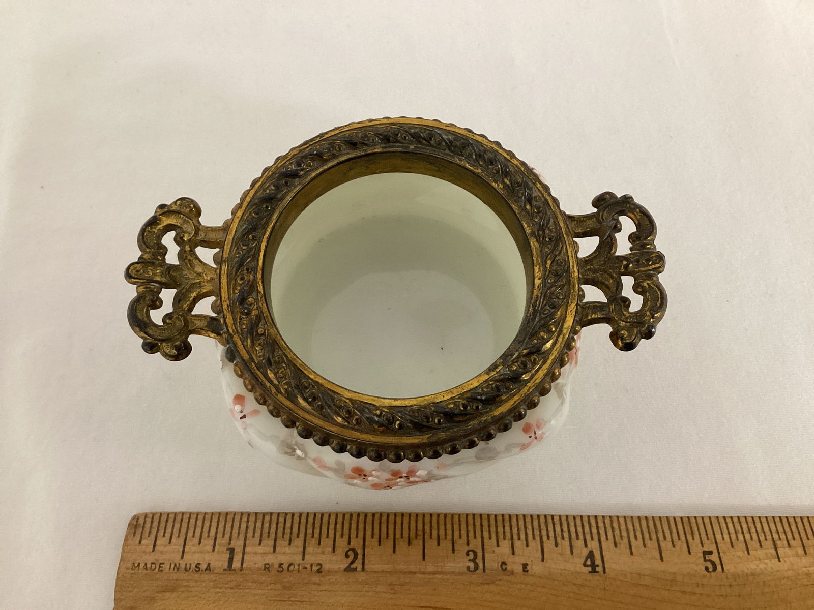 Wave Crest C F Monroe Handled Trinket Dish - 2