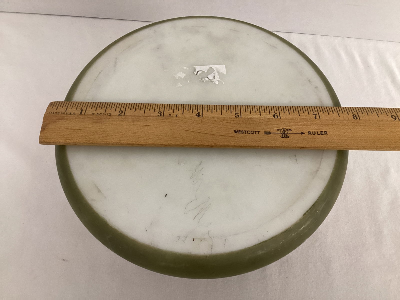 Nakara C F Monroe Antique Glass Dresser Box with Hinged Lid - 7