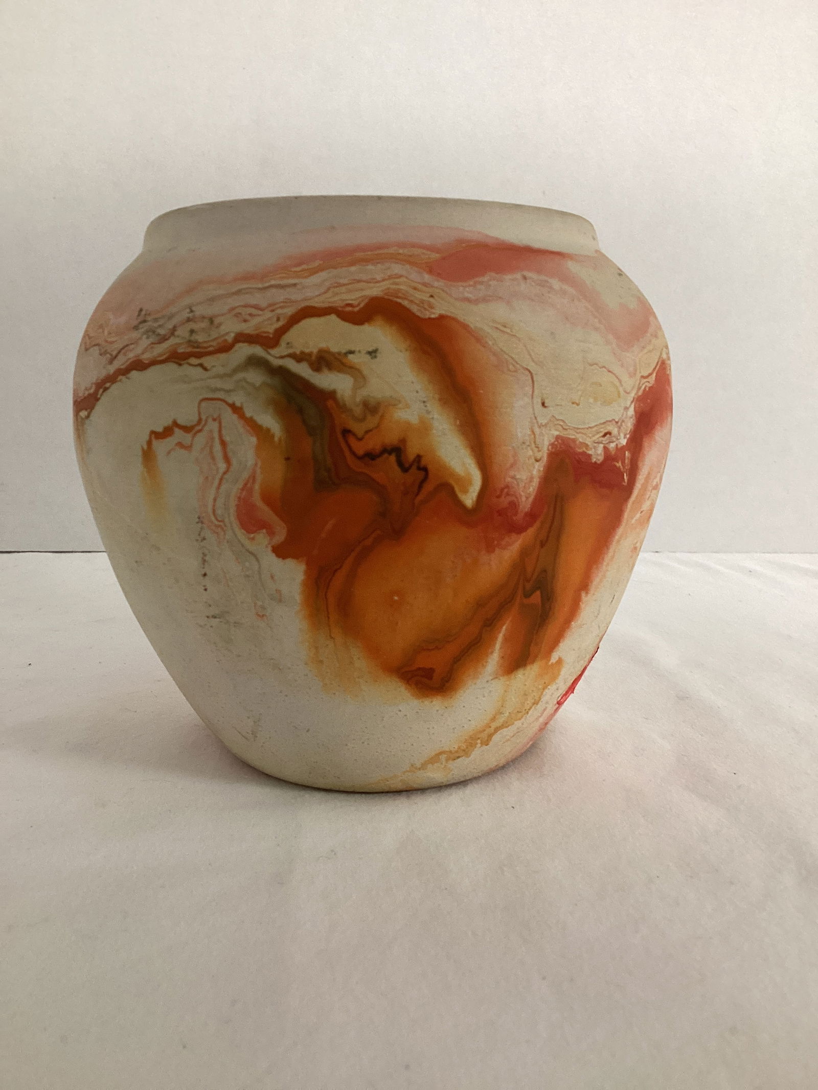 Nemadji Pottery Vase - 4