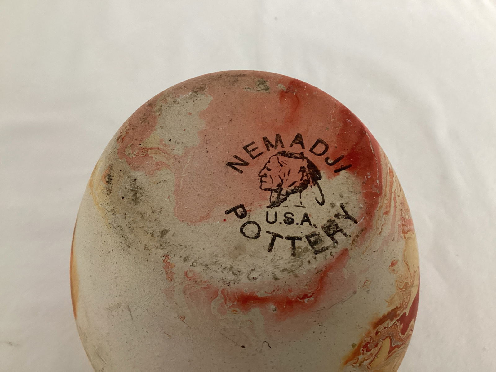 Nemadji Pottery Vase - 5