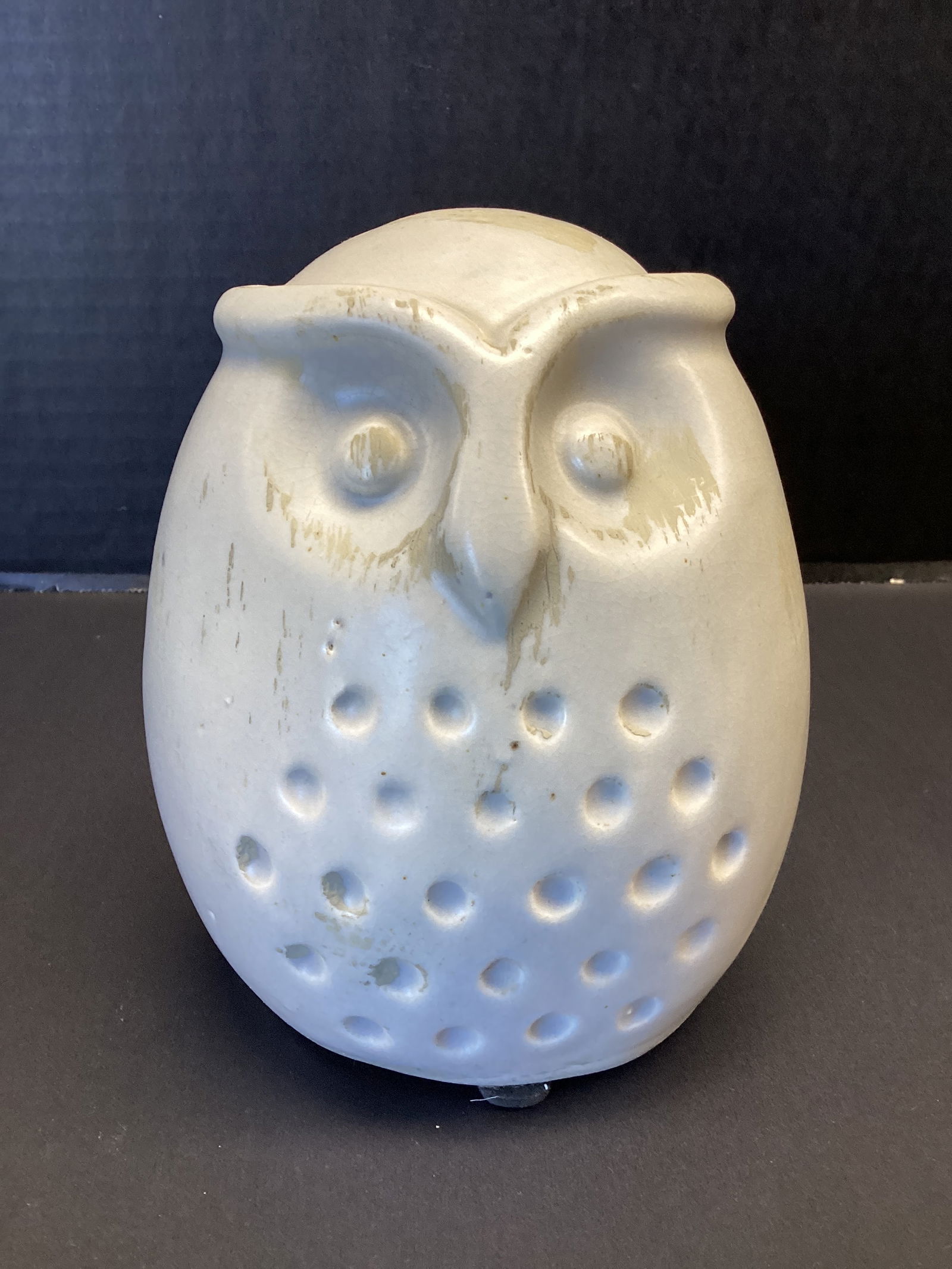 Matte Finish Ceramic Owl: 5 1/2" h 