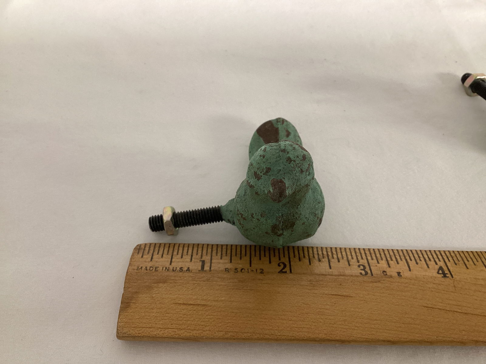 Three Cast Metal Bird Furniture Handles - 3