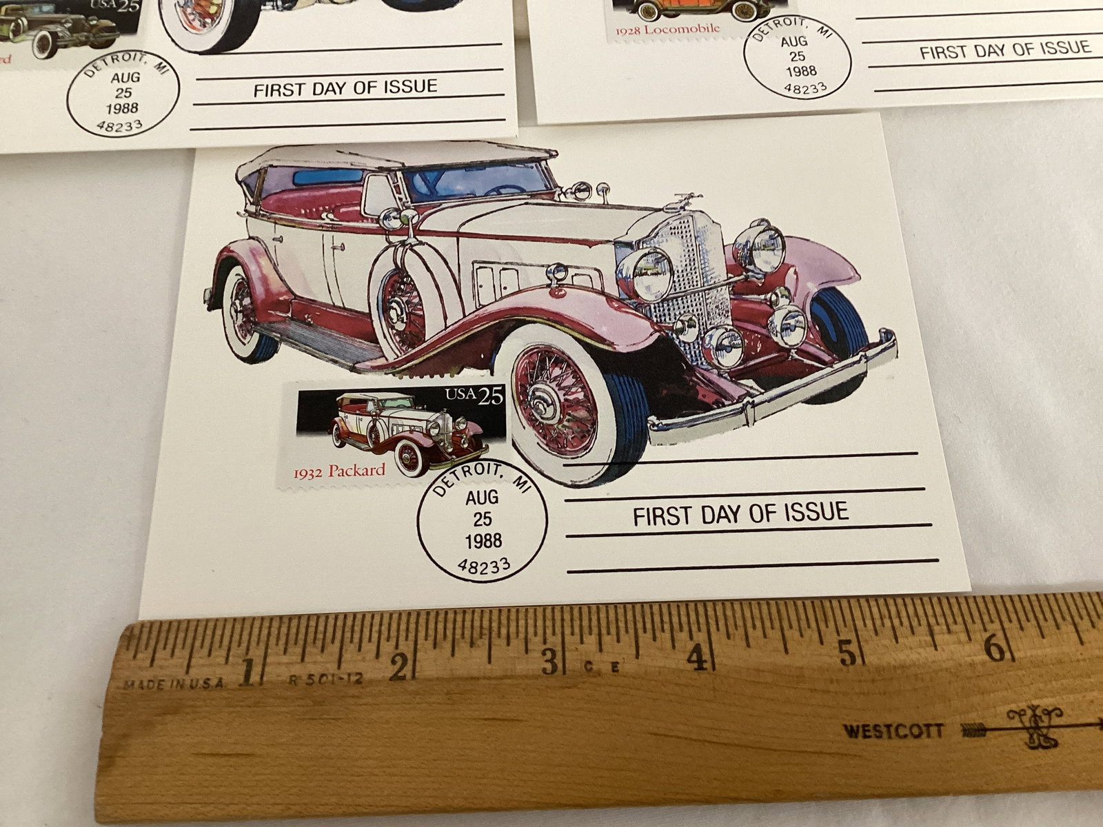 First Day of Issue Postage Stamp Cards - 10