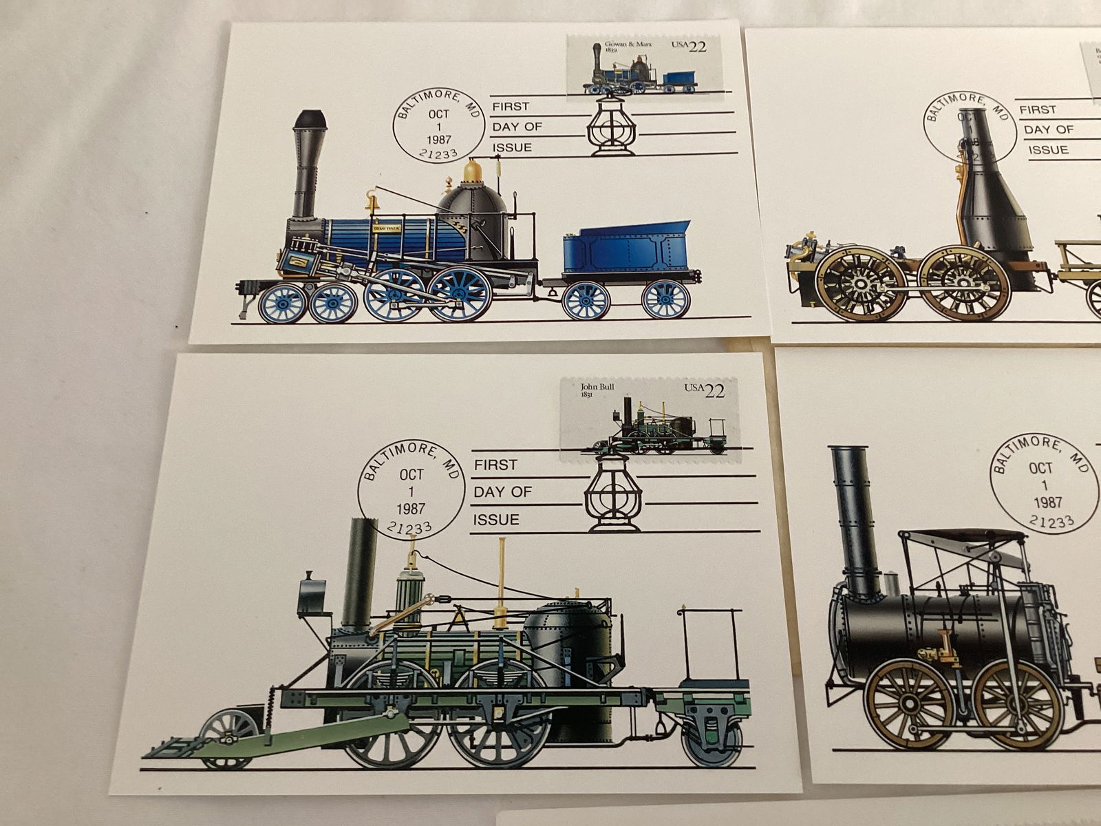 First Day of Issue Postage Stamp Cards - 3