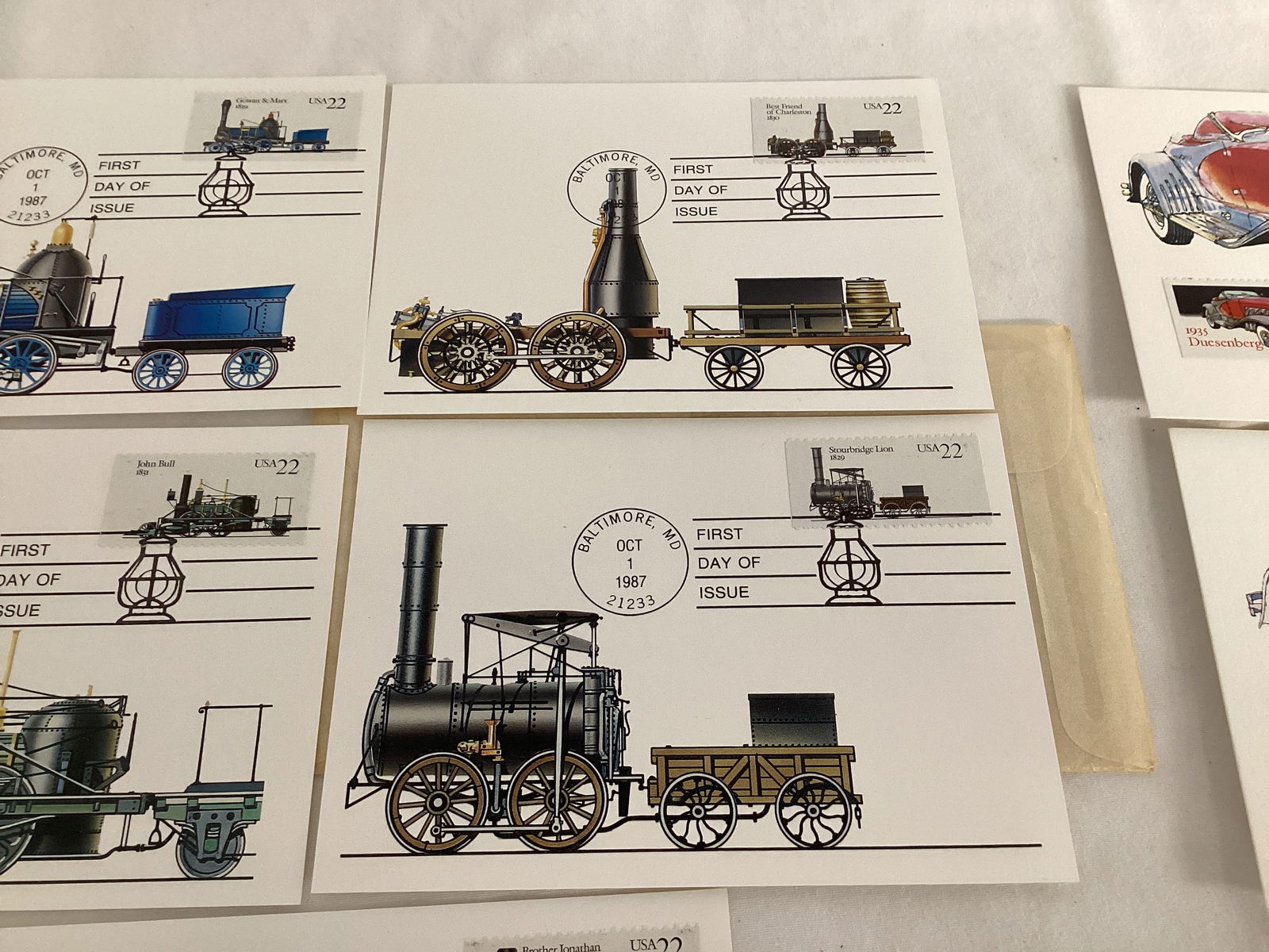 First Day of Issue Postage Stamp Cards - 4