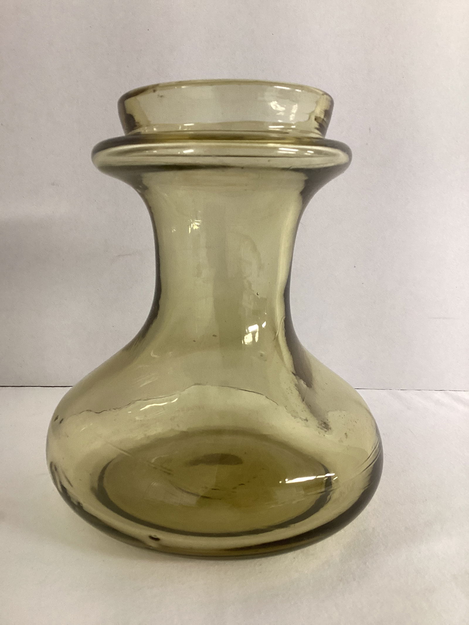 Hand Blown Yellow Vase (1 of 5)