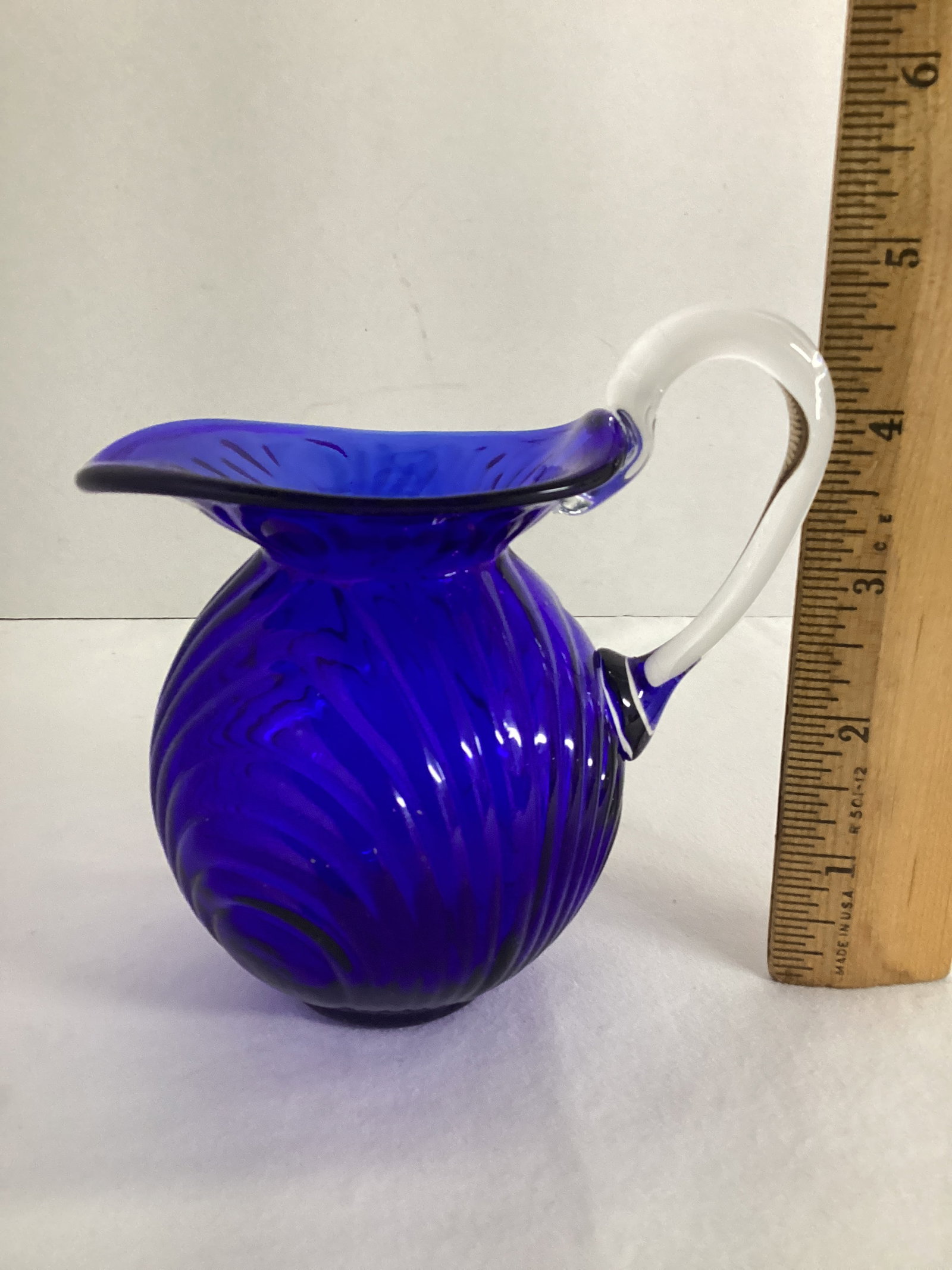 Cobalt Blue Pitcher - 3