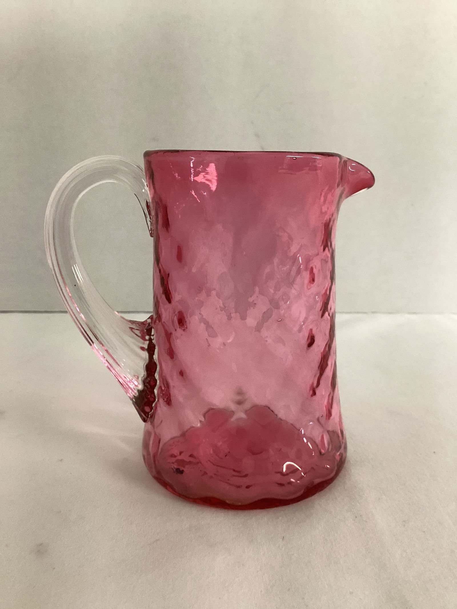 Cranberry Glass Pitcher (1 of 5)