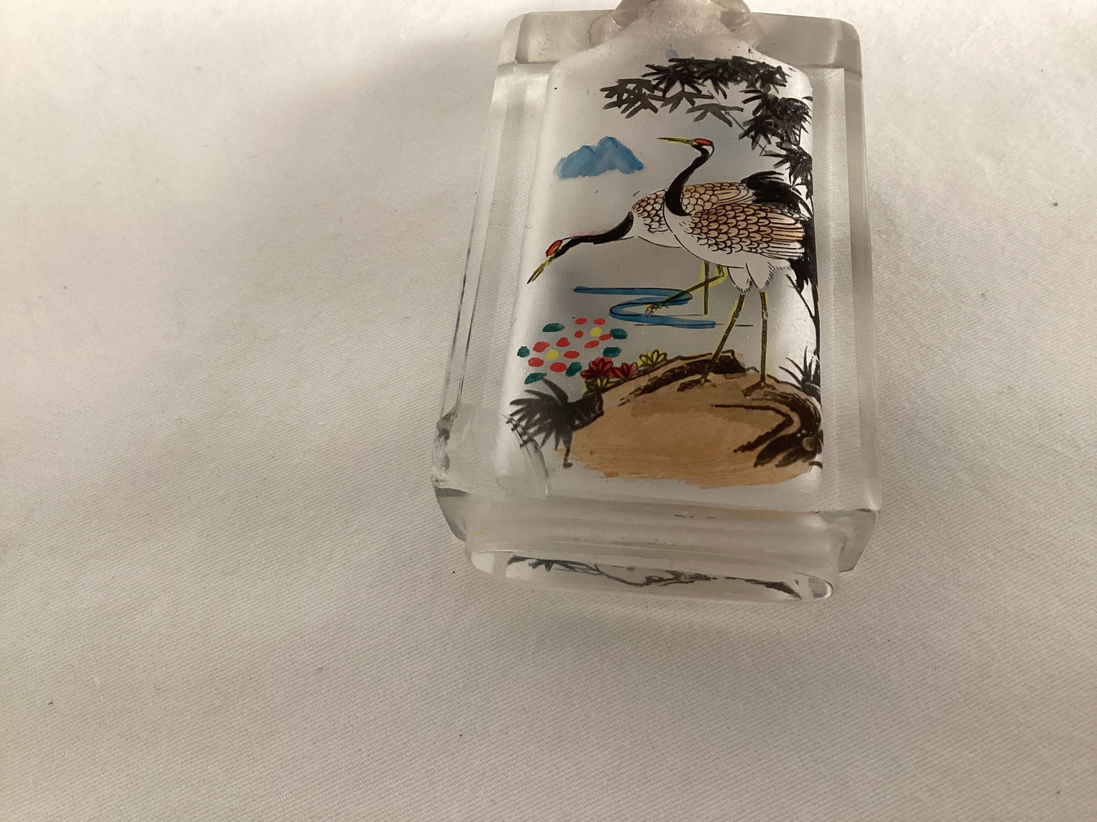 Four Reverse Painted Perfume Bottles - 7