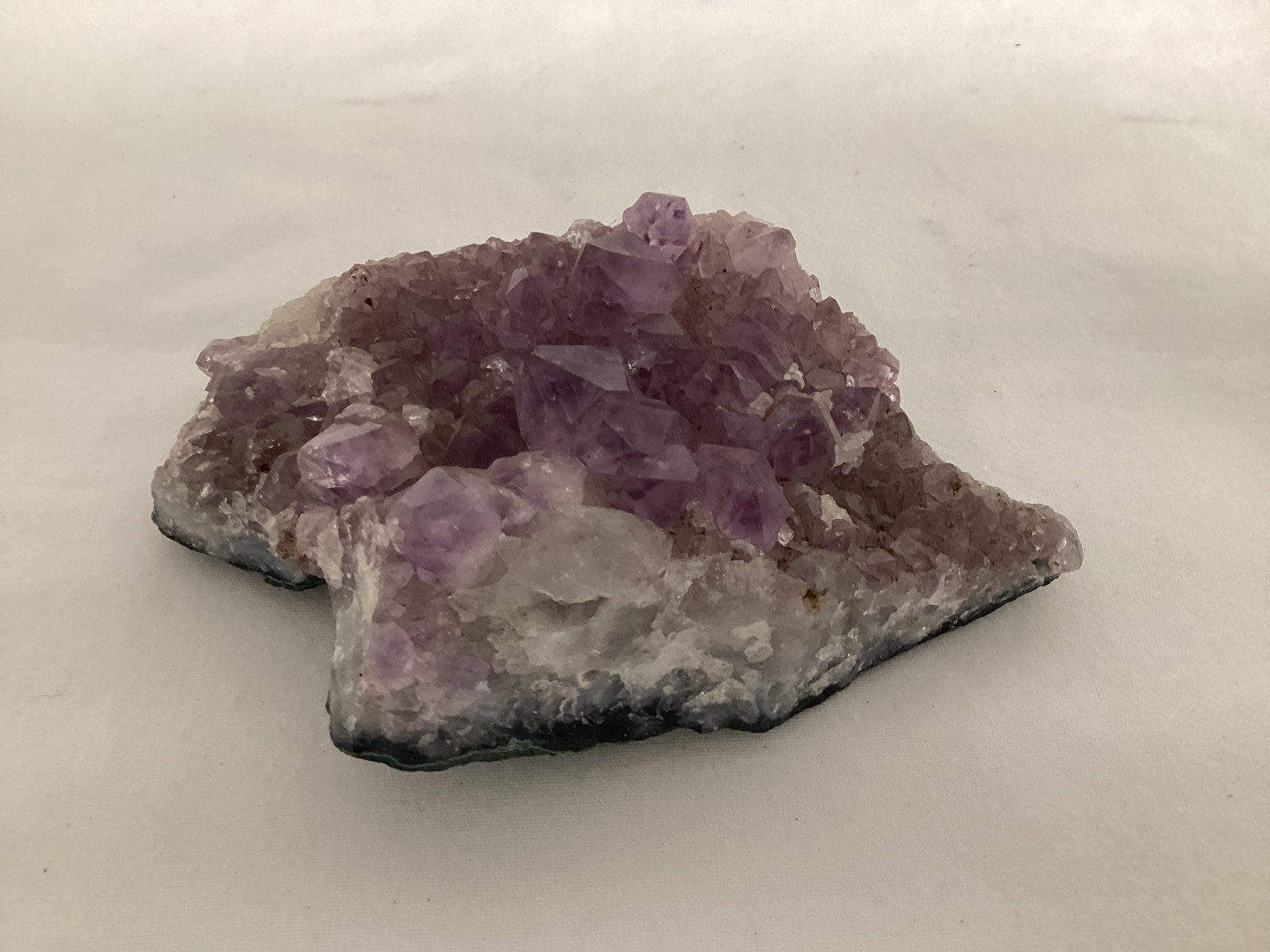 Crystal Cluster, Carved Ashtray, and Stone Egg - 3