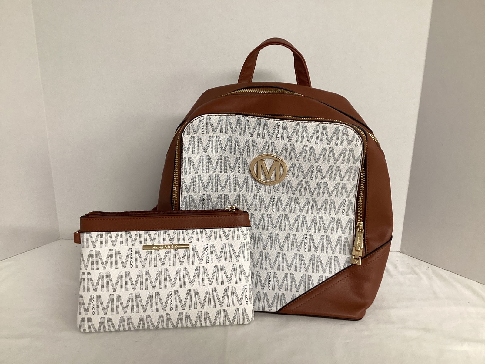 Marco Backpack Style Purse and Wallet Set: .