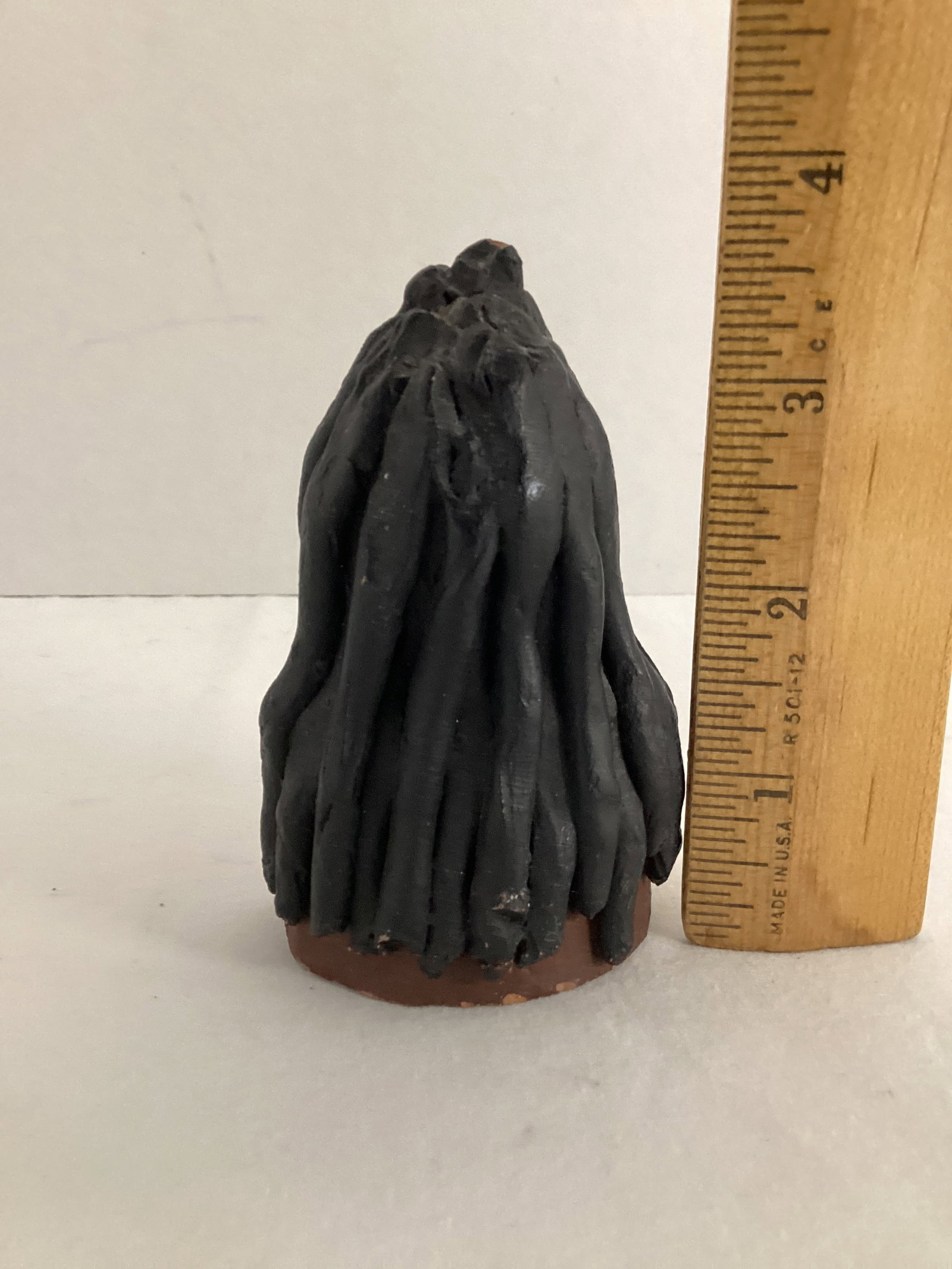 Handmade Pottery Bust of Jamaican Man - 2