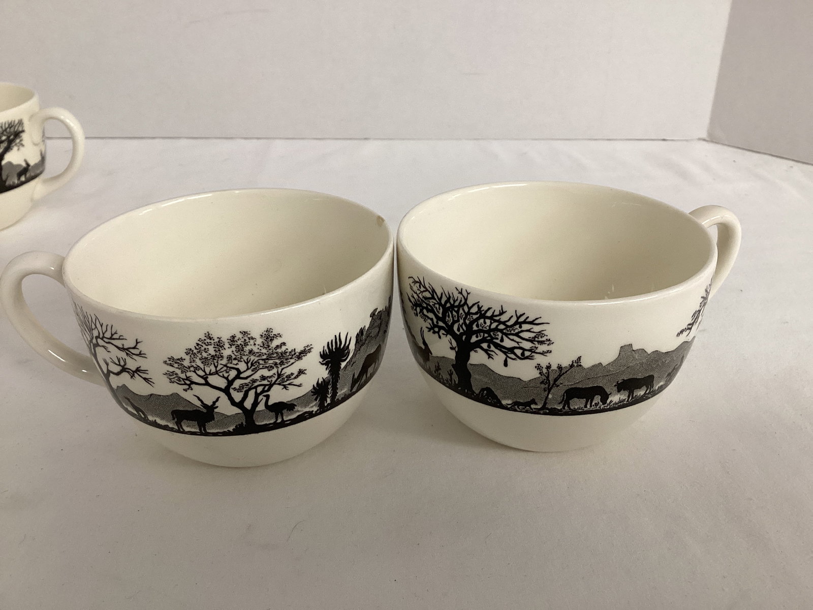 Four Wedgwood Kruger National Park Coffee Cups - 6