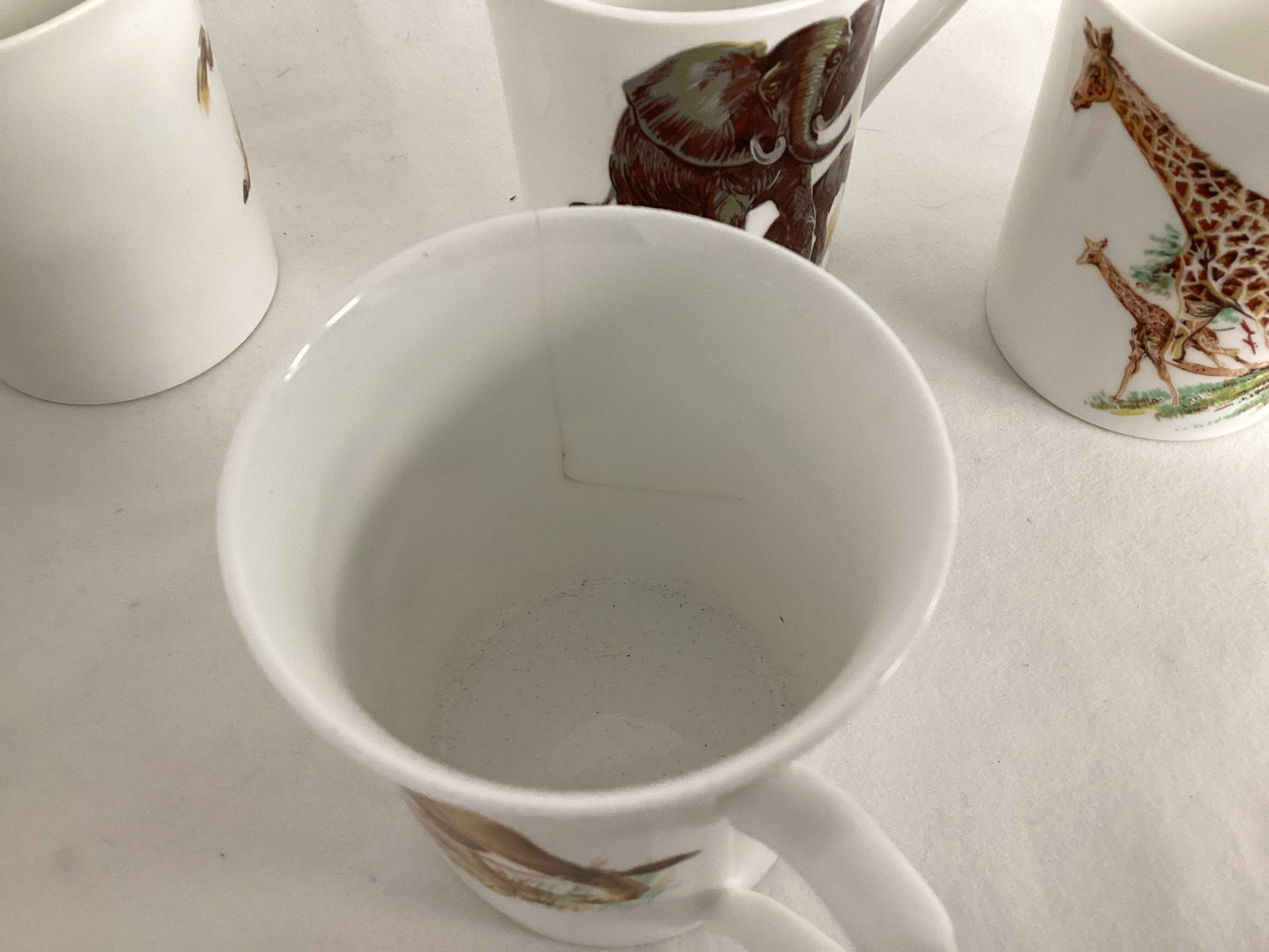 Six Rosina African Animals Coffee Cups - 4