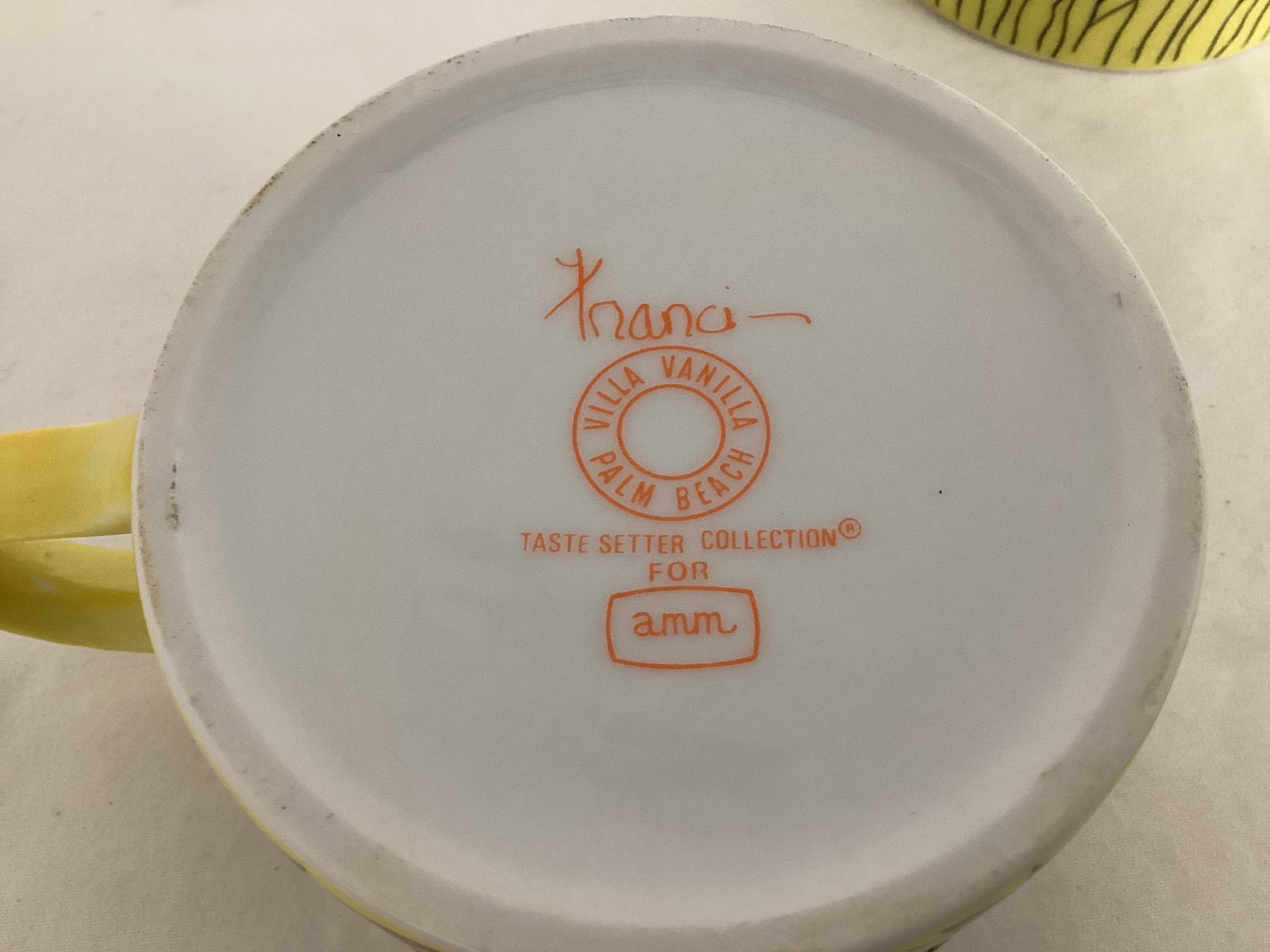 Three Villa Vanilla Palm Beach African Animals Coffee Cups - 5