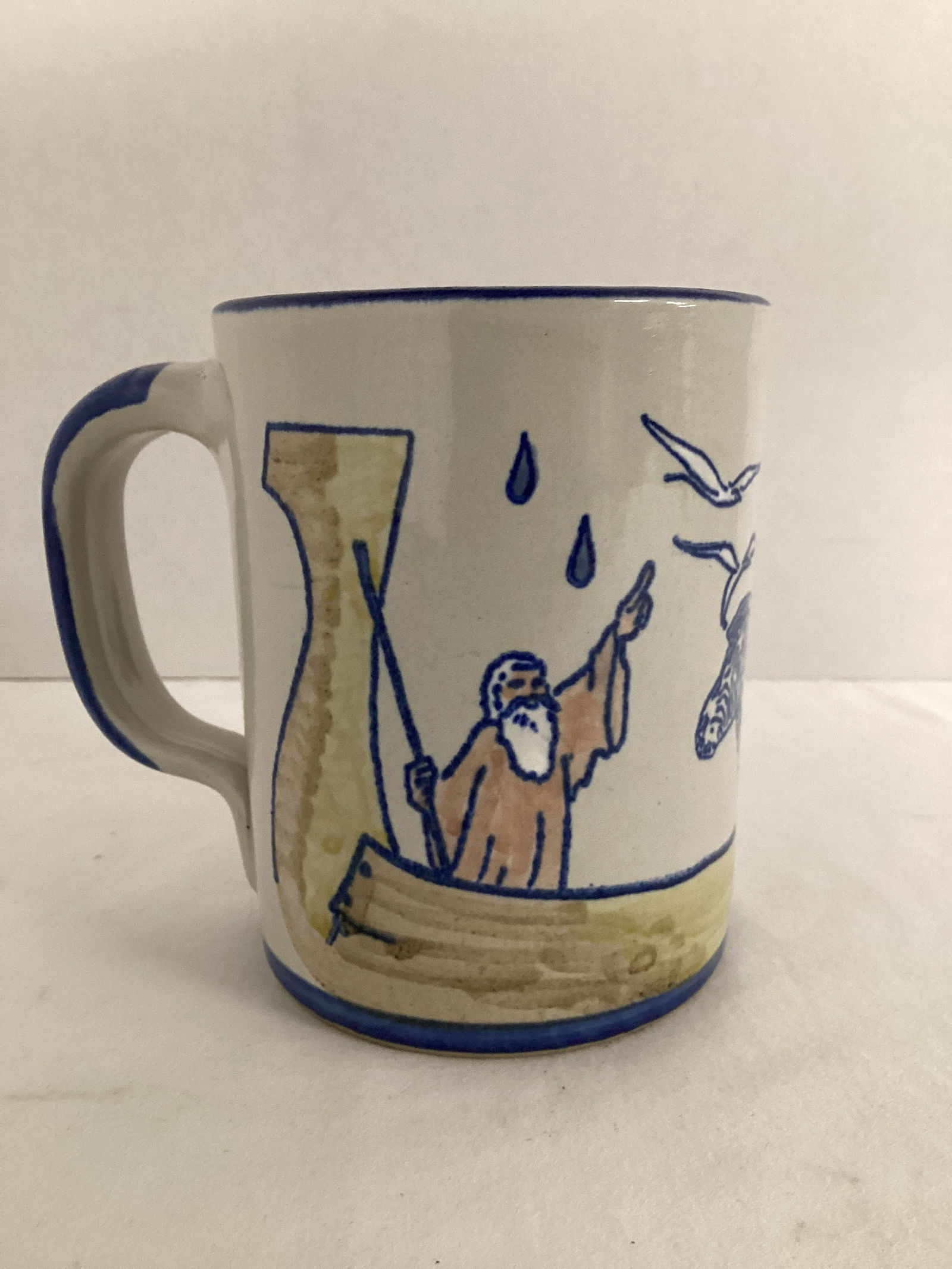 Louisville Stoneware Noah's Ark Coffee Cup: . 