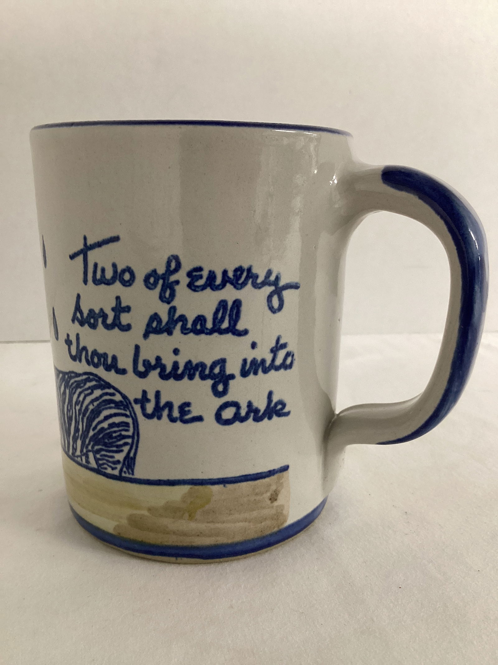 Louisville Stoneware Noah's Ark Coffee Cup - 3